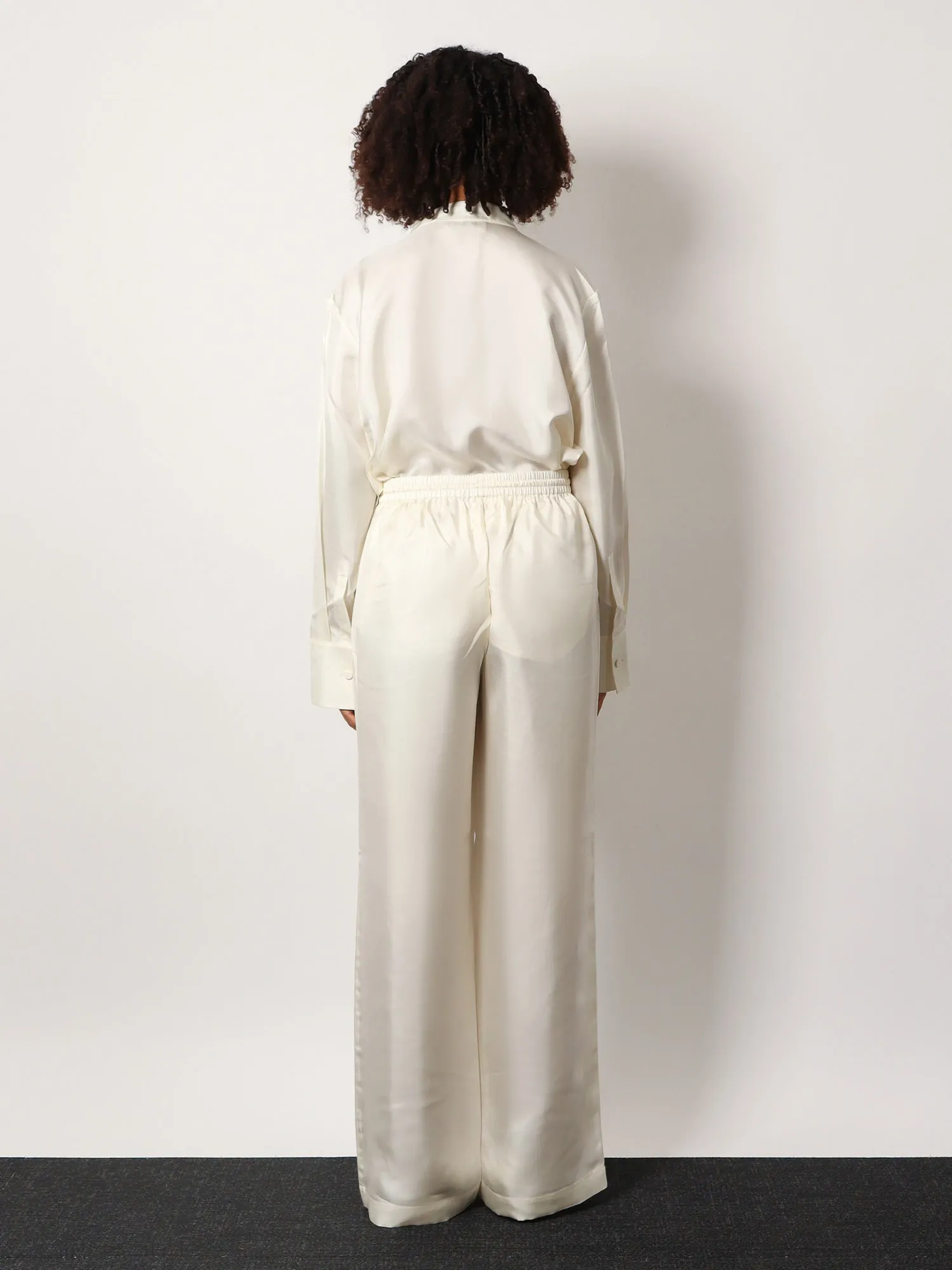 Jogger silk trouser sold by Lord & Taylor product image thumbnail 3