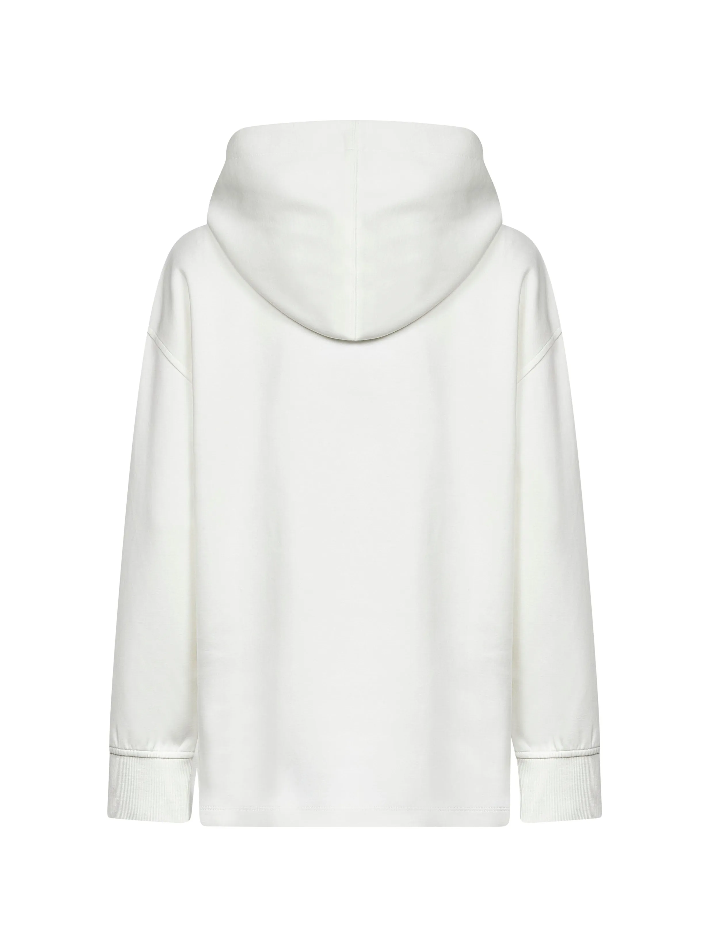 White Jersey Visera Hoodie sold by Lord & Taylor product image thumbnail 2