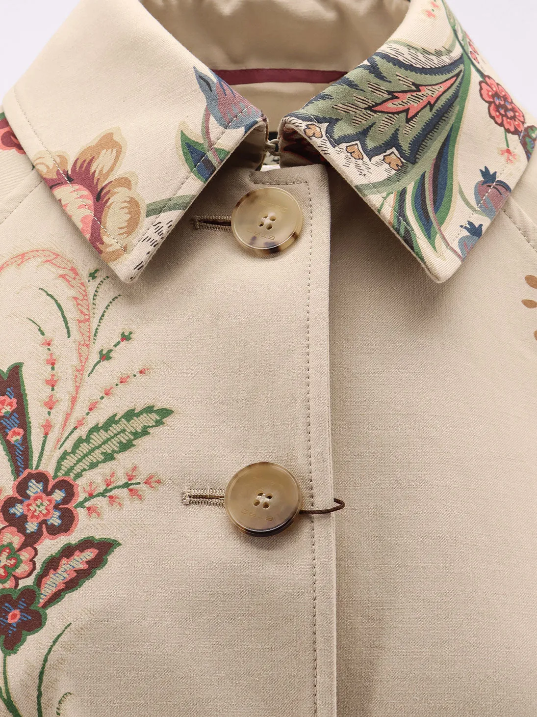 Floral Print Cotton Cape sold by Lord & Taylor product image thumbnail 3