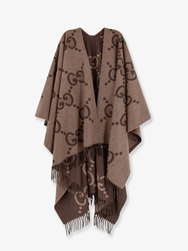 Reversible Jumbo GG Cashmere Cape sold by Lord & Taylor