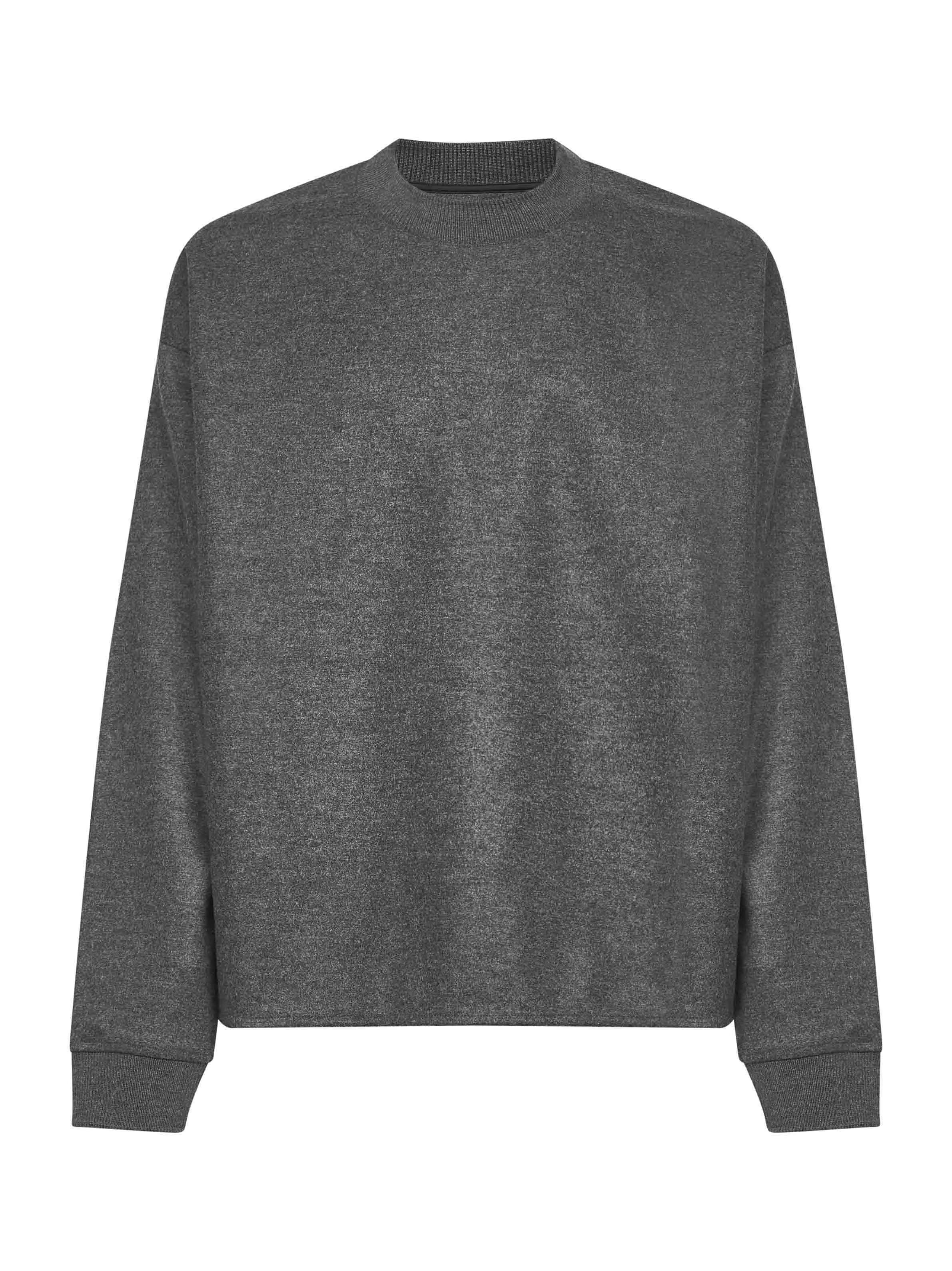 Grey Wool Jersey Sweatshirt sold by Lord & Taylor