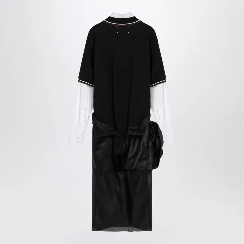 Maison Margiela Black Decortique dress with floral detail sold by Lord & Taylor product image thumbnail 2