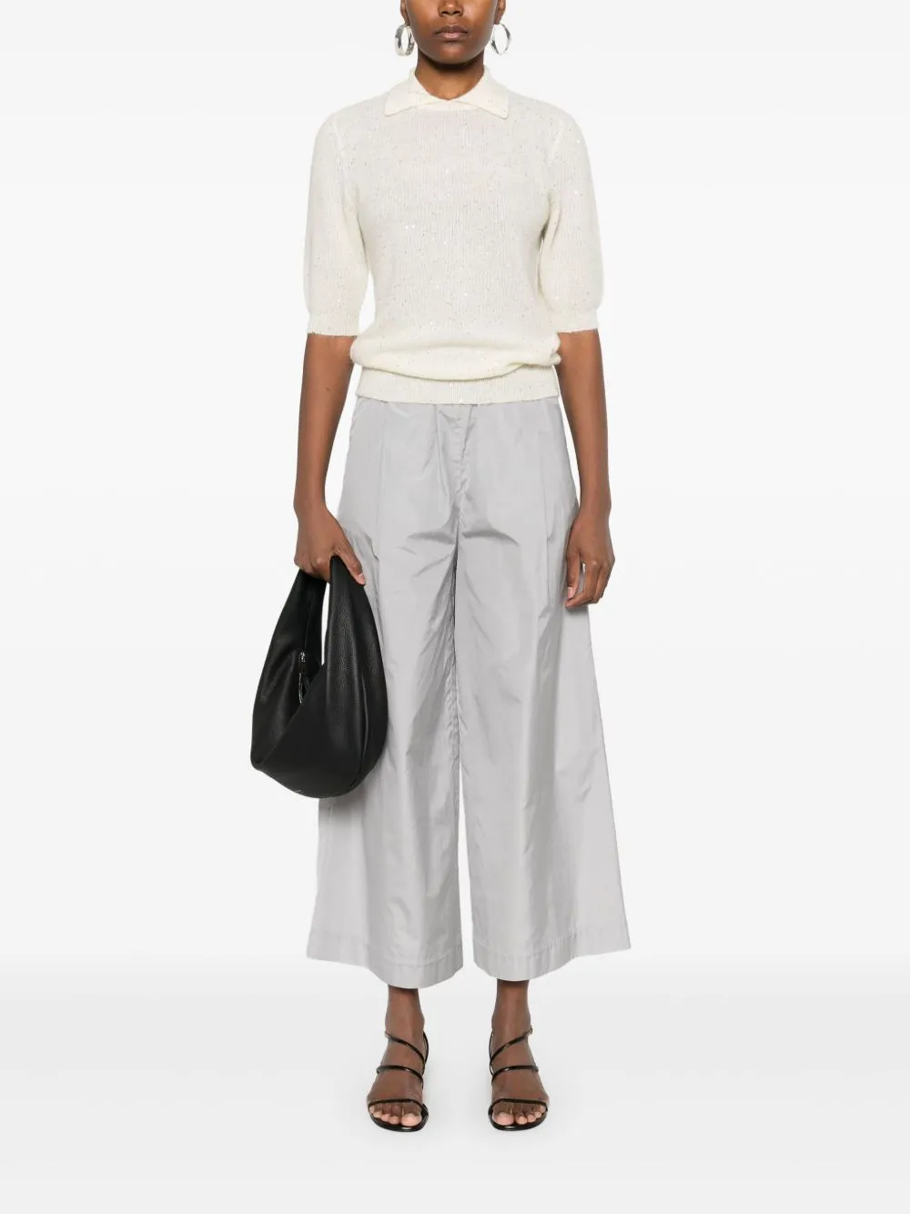 Fabiana Filippi sequin-embellished T-shirt sold by Lord & Taylor product image thumbnail 2