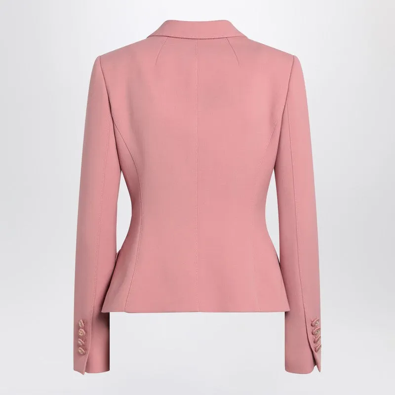 Dolce & Gabbana Dolce&Gabbana Single-breasted pink wool jacket sold by Lord & Taylor product image thumbnail 2
