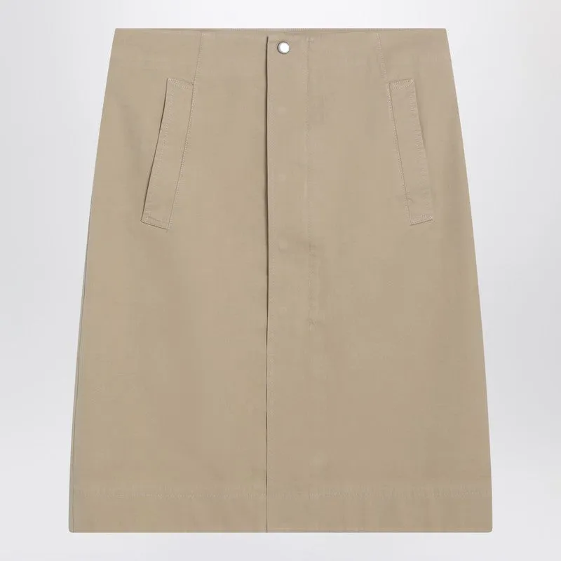 Burberry Beige cotton skirt sold by Lord & Taylor