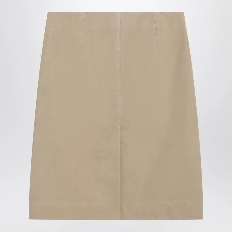 Burberry Beige cotton skirt sold by Lord & Taylor product image thumbnail 2