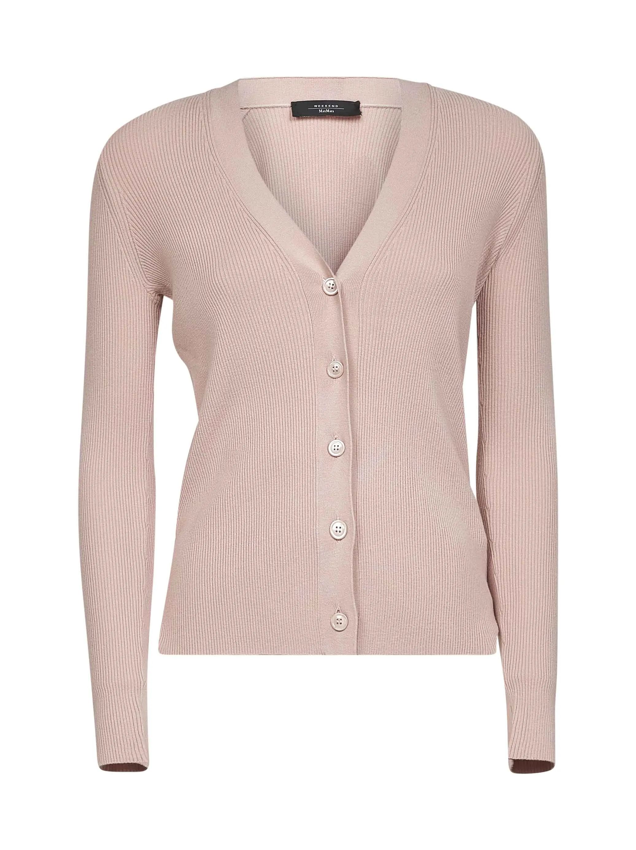 Powder Ribbed Knit V-Neck Cardigan sold by Lord & Taylor
