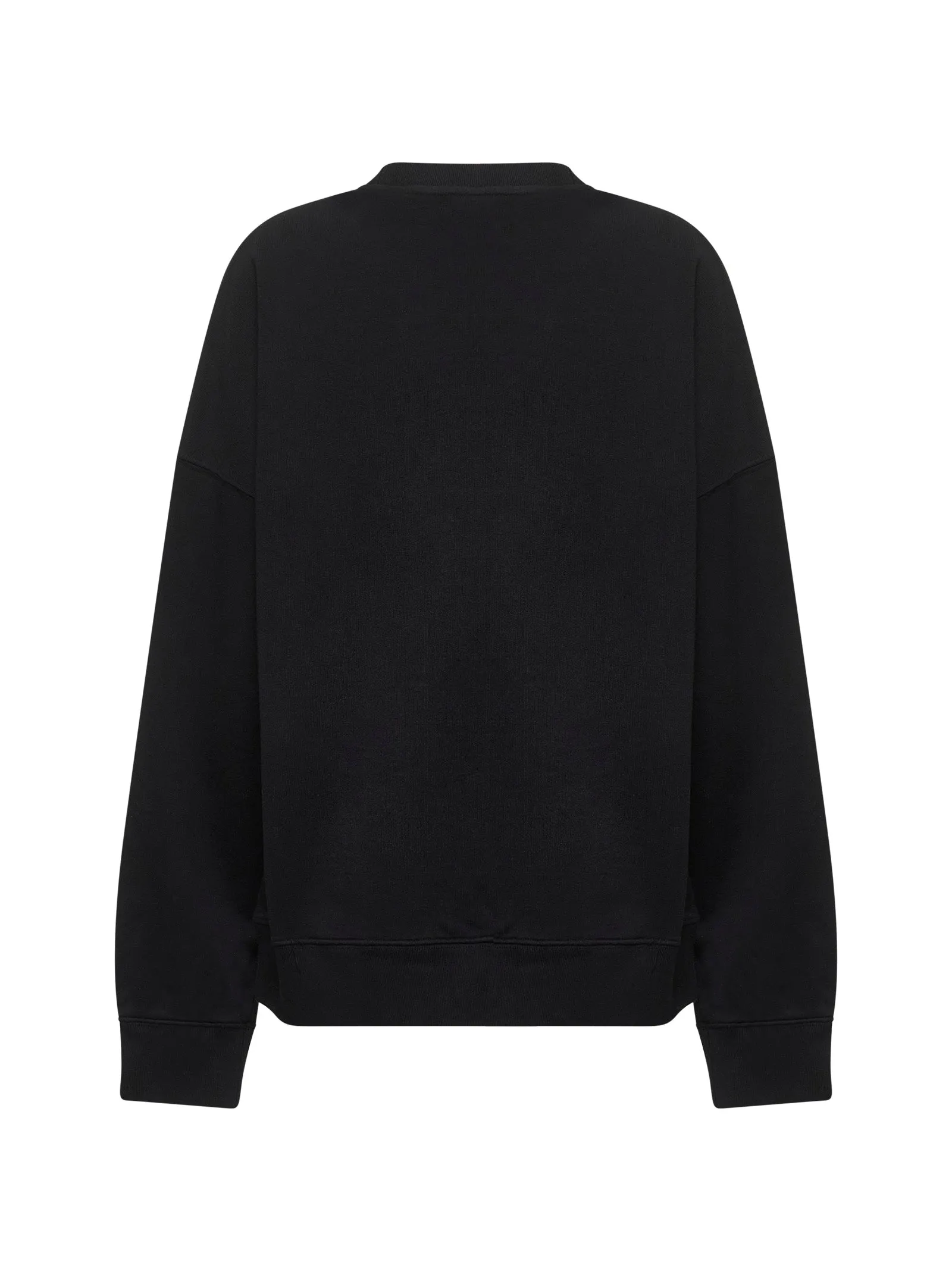 Black Cotton Star Sweatshirt sold by Lord & Taylor product image thumbnail 2