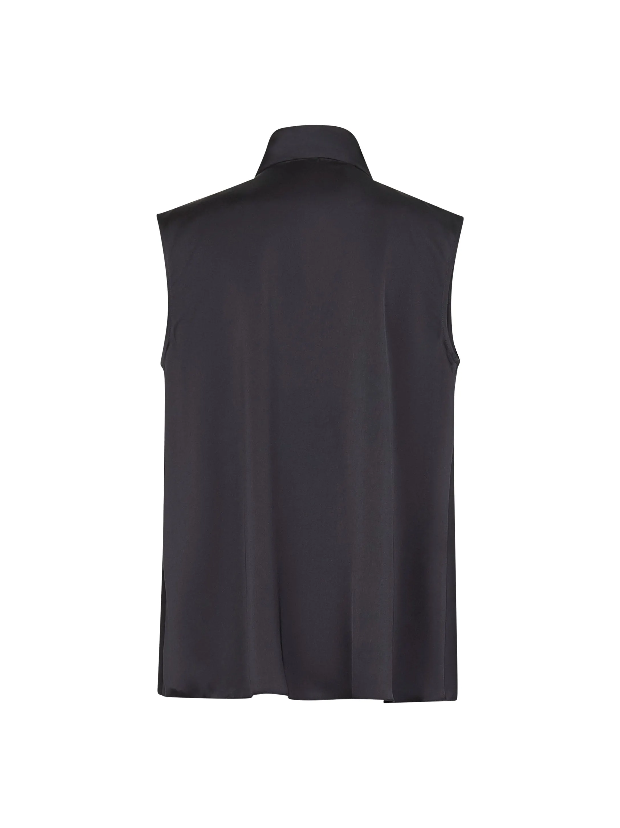 Midnight Blue Satin Topina Top sold by Lord & Taylor product image thumbnail 2