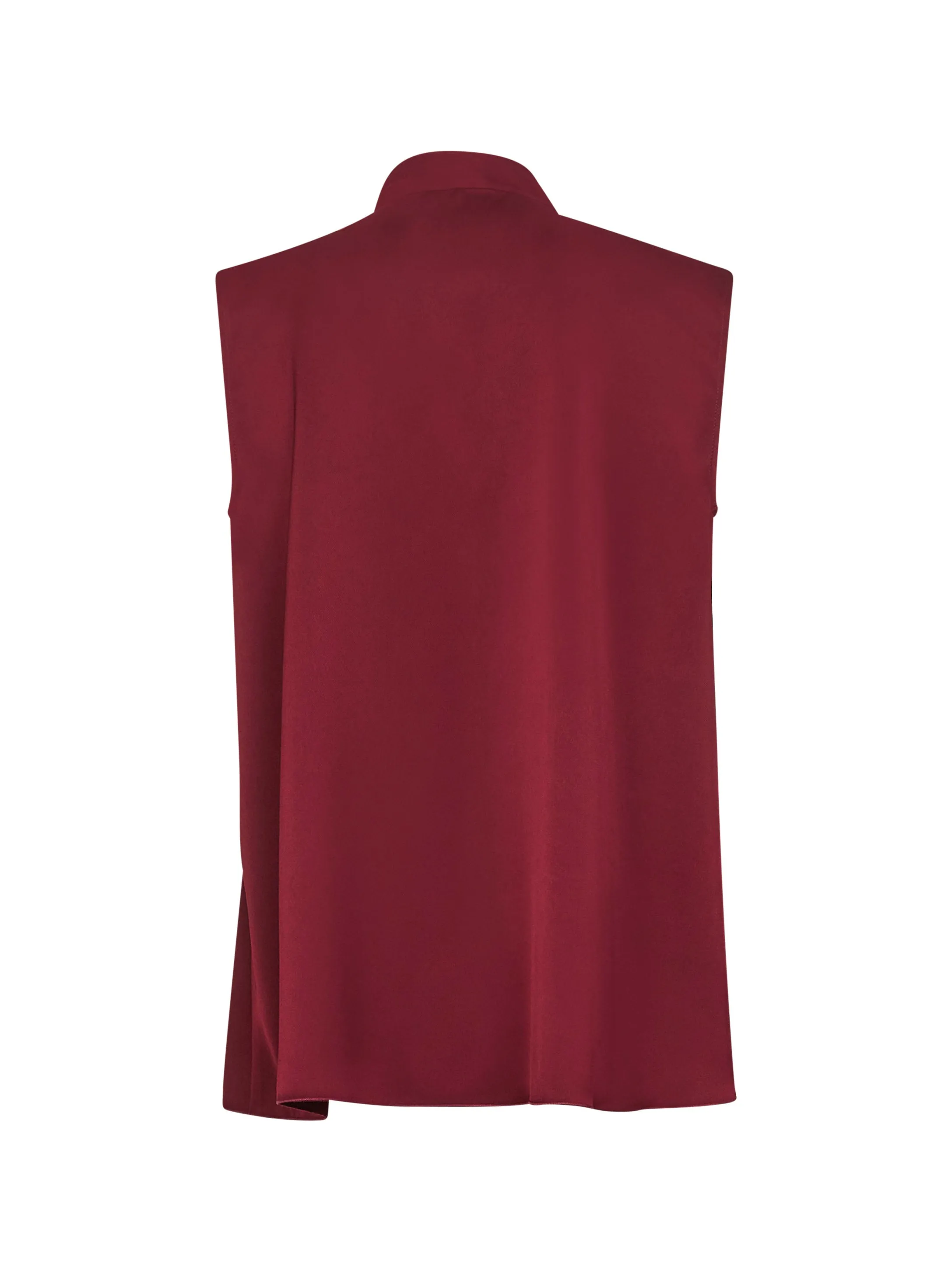 Burgundy Satin Topina Top sold by Lord & Taylor product image thumbnail 2