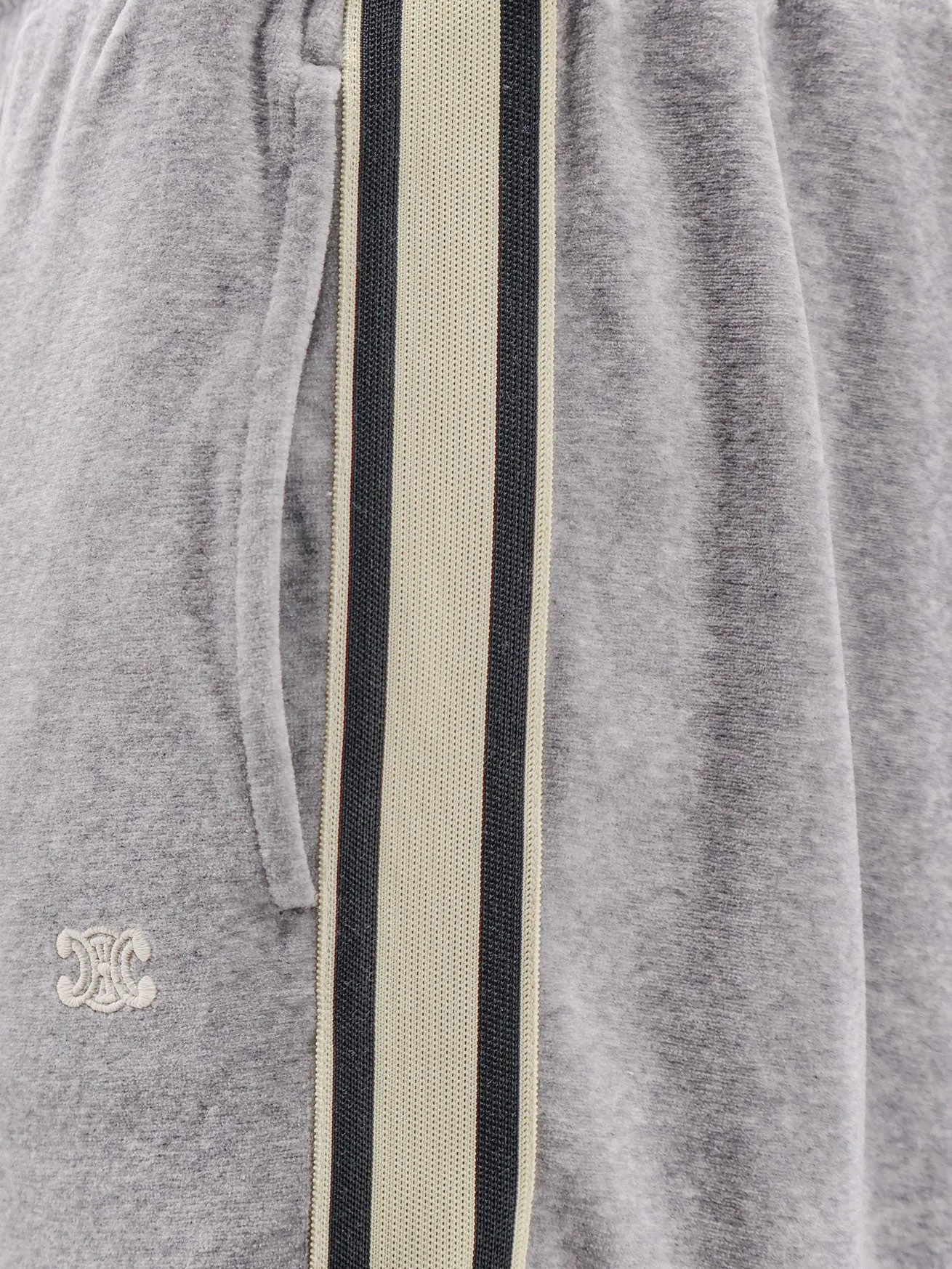 Cotton velvet jogger trousers sold by Lord & Taylor product image thumbnail 2