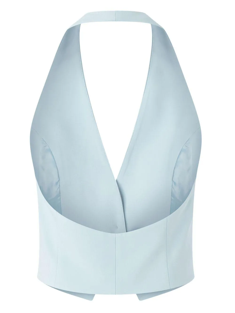 Viscose Tailored Vest in Light Blue sold by Lord & Taylor product image thumbnail 2