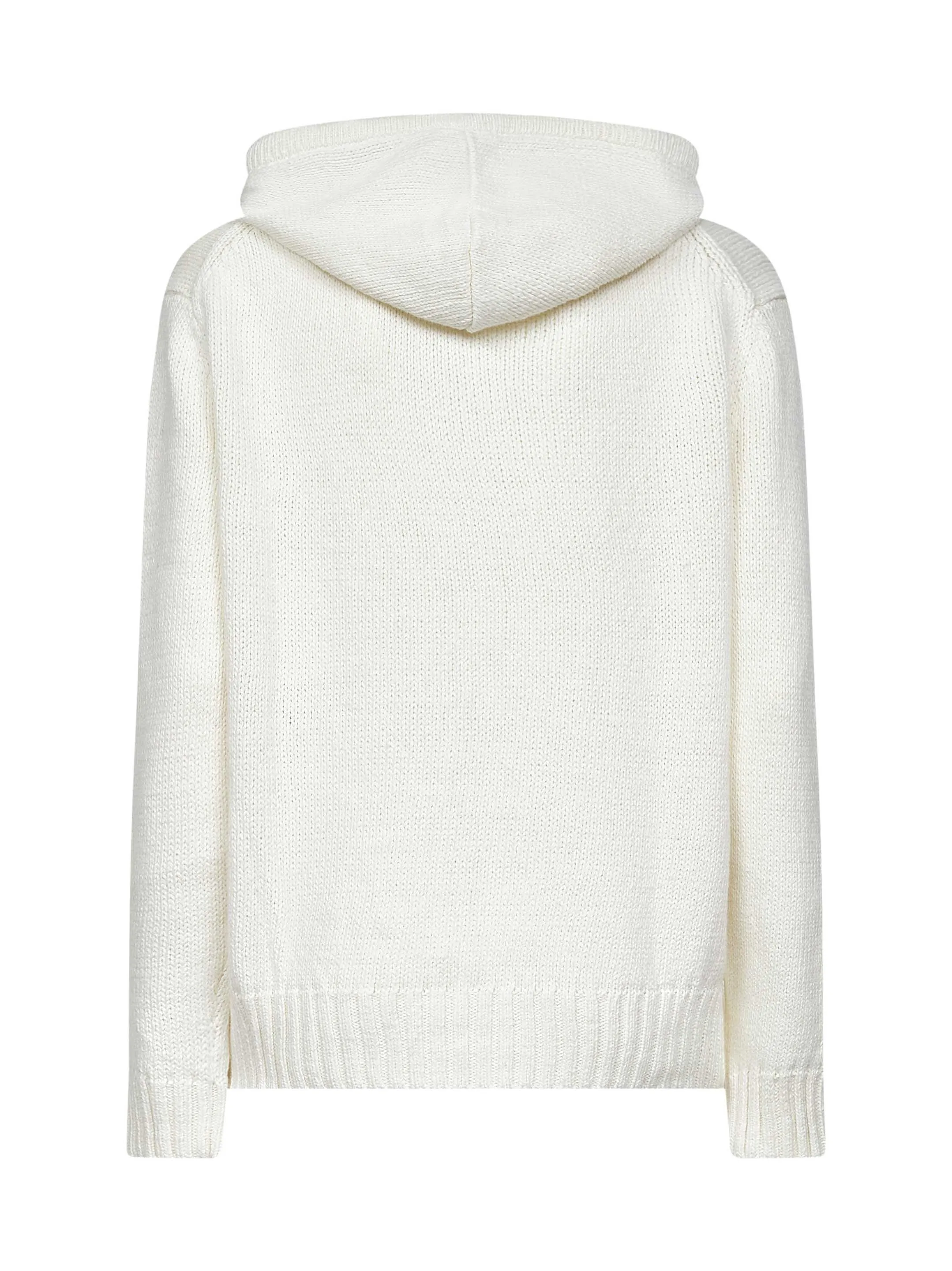 Ivory Knit Polo Bear Hooded Sweater sold by Lord & Taylor product image thumbnail 2