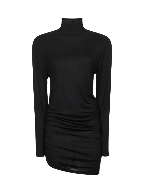 Black The Spallina Mini Dress made by Jacquemus