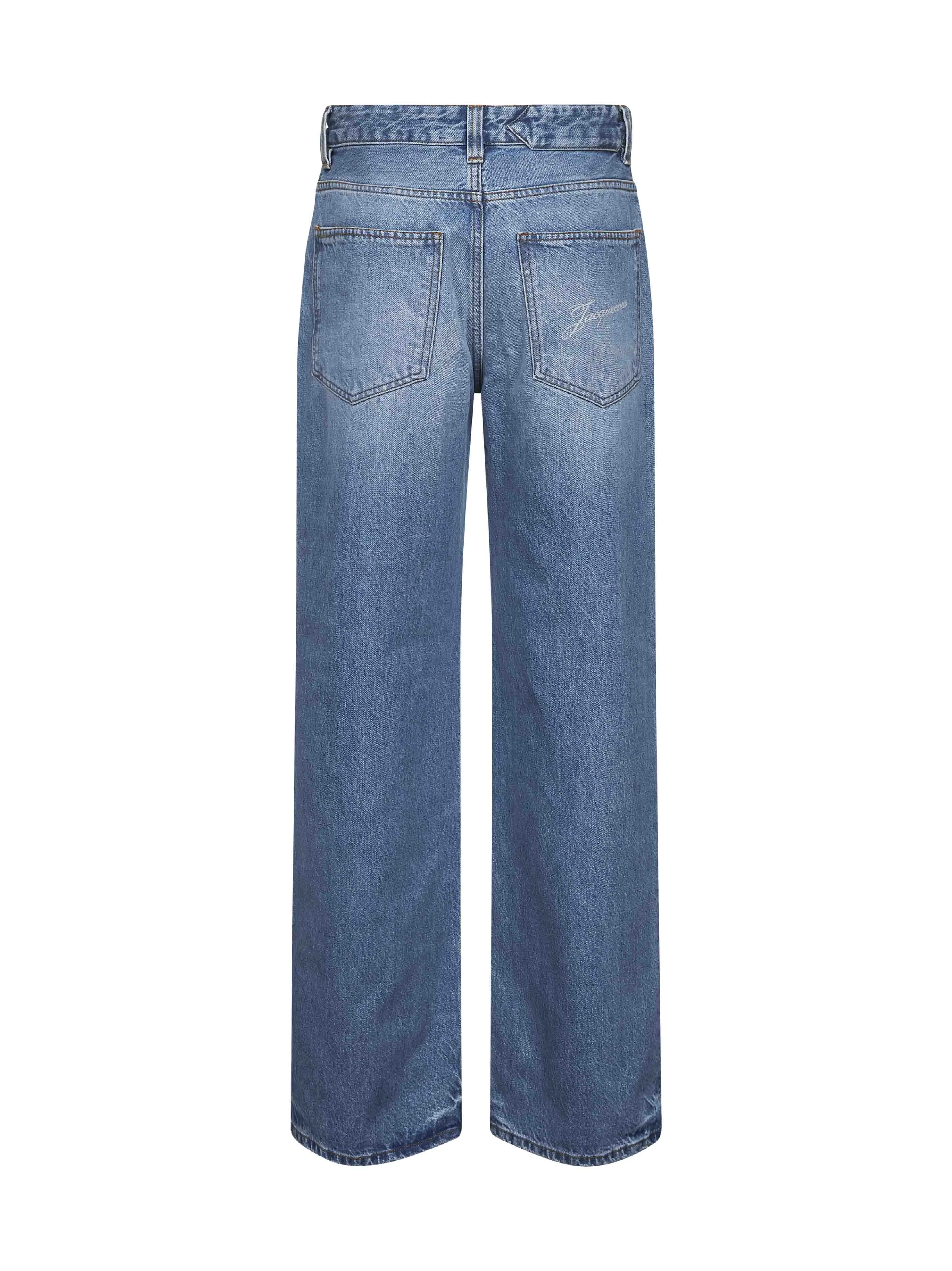 Light Blue Wide de-Nîmes Denim Jeans sold by Lord & Taylor product image thumbnail 2