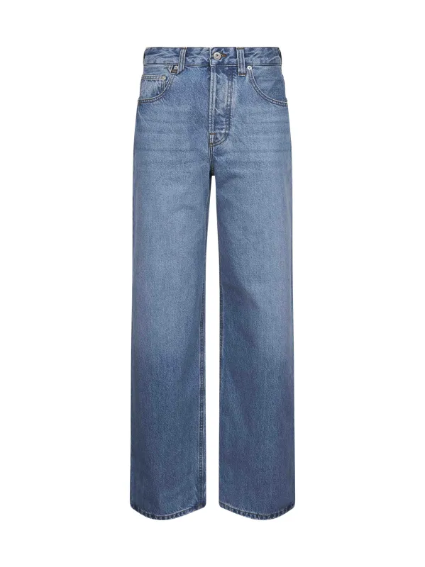 Light Blue Wide de-Nîmes Denim Jeans sold by Lord & Taylor