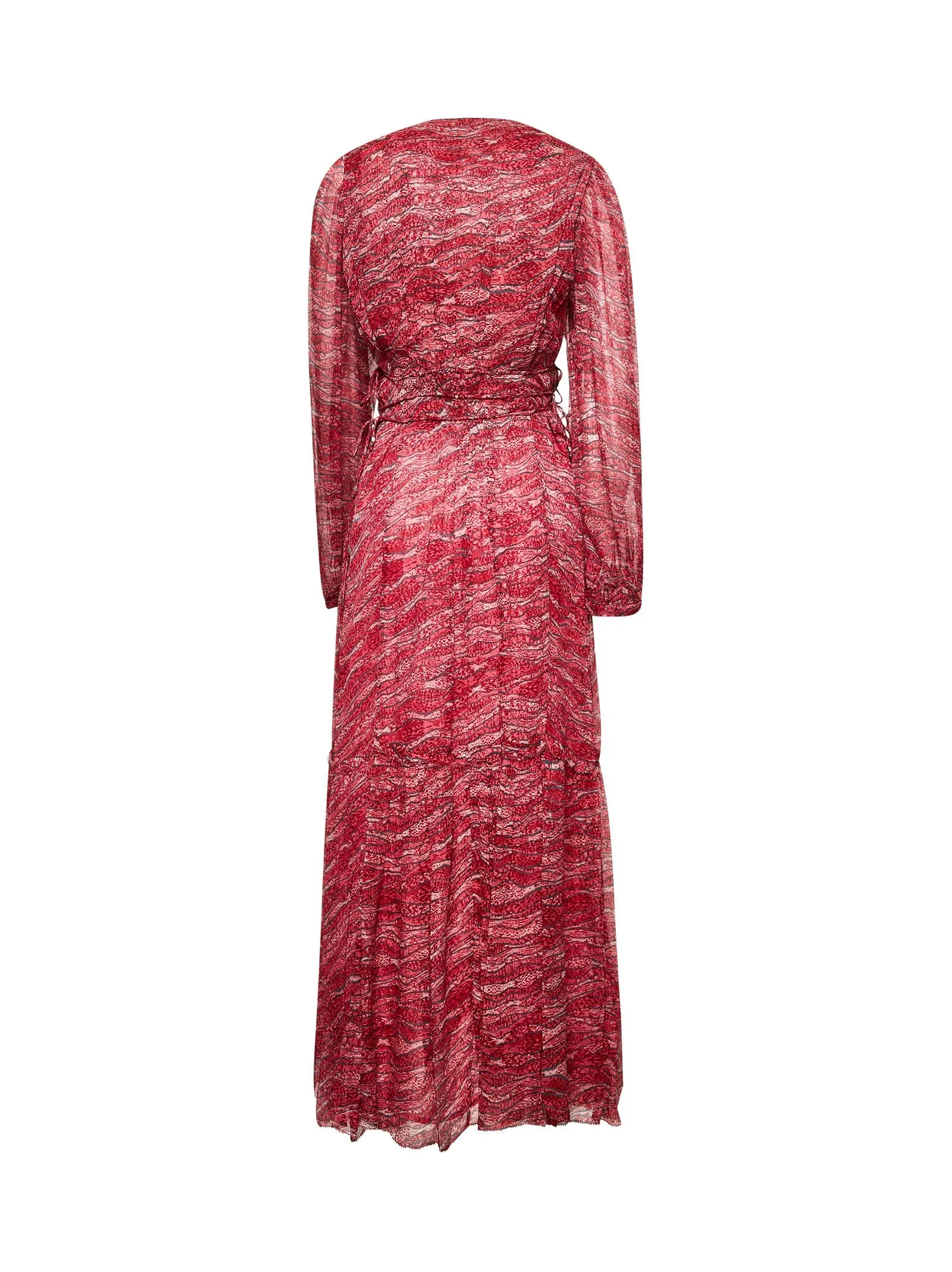 Red Printed Muslin Long Amara Dress sold by Lord & Taylor product image thumbnail 2