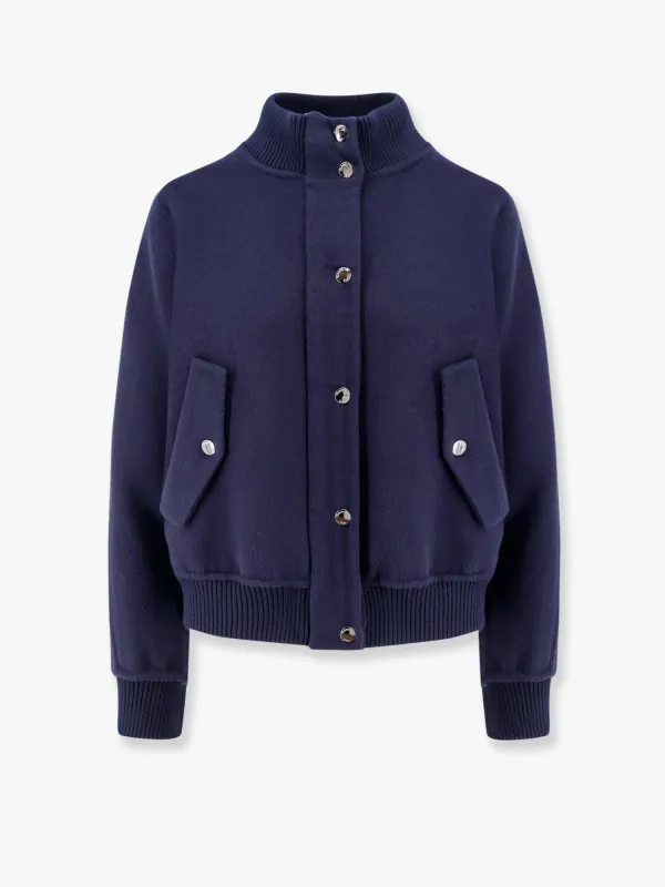 Virgin Wool and Silk Bomber Jacket sold by Lord & Taylor