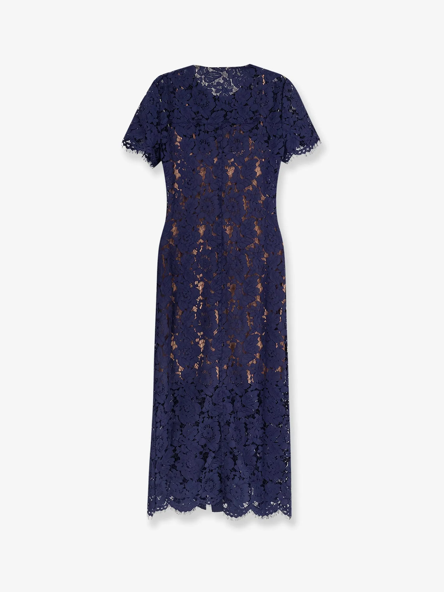 Lace Midi Dress with Jewel Button sold by Lord & Taylor product image thumbnail 4