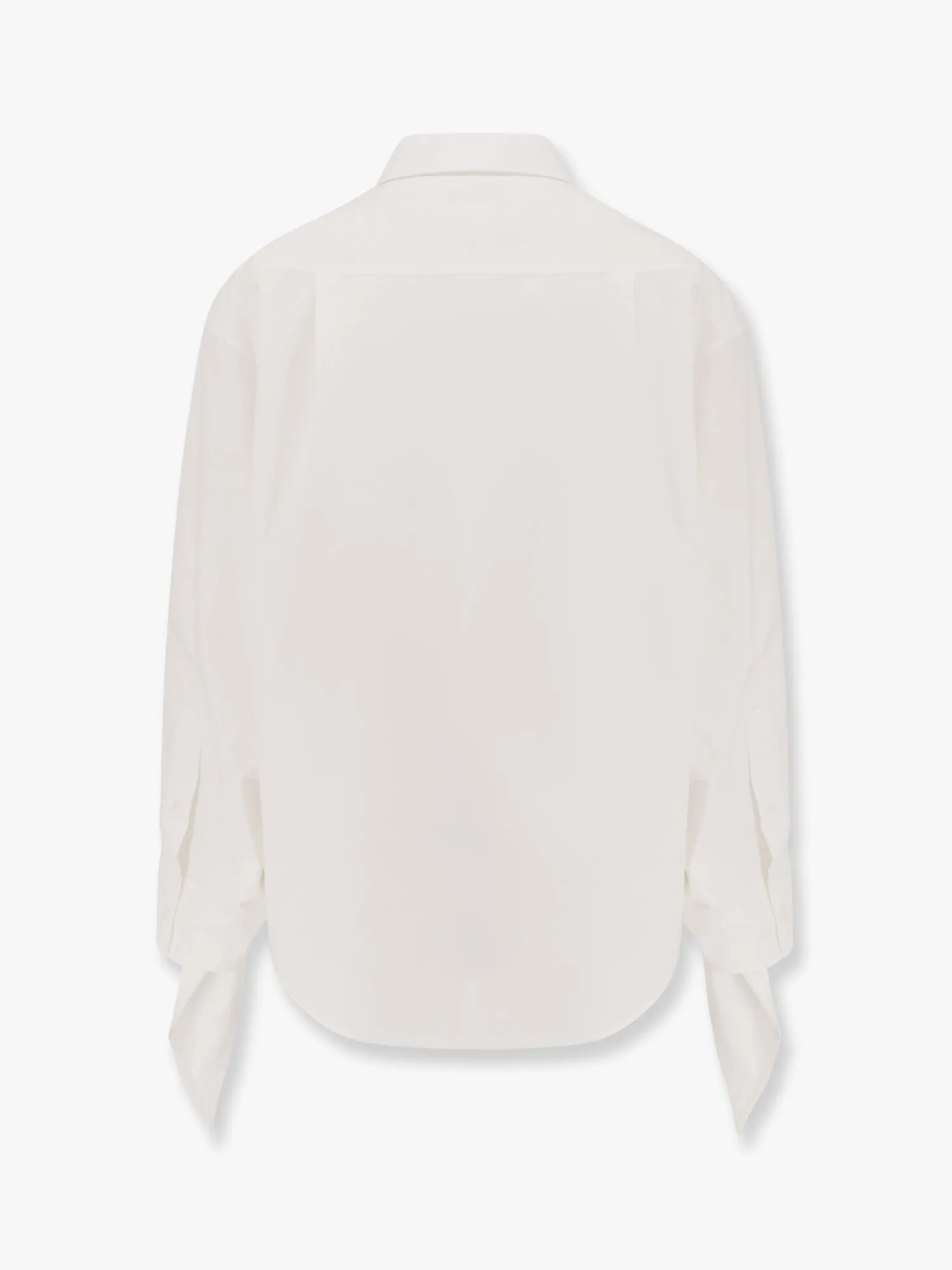 Oversize Cotton Shirt with Knotted Details sold by Lord & Taylor product image thumbnail 4