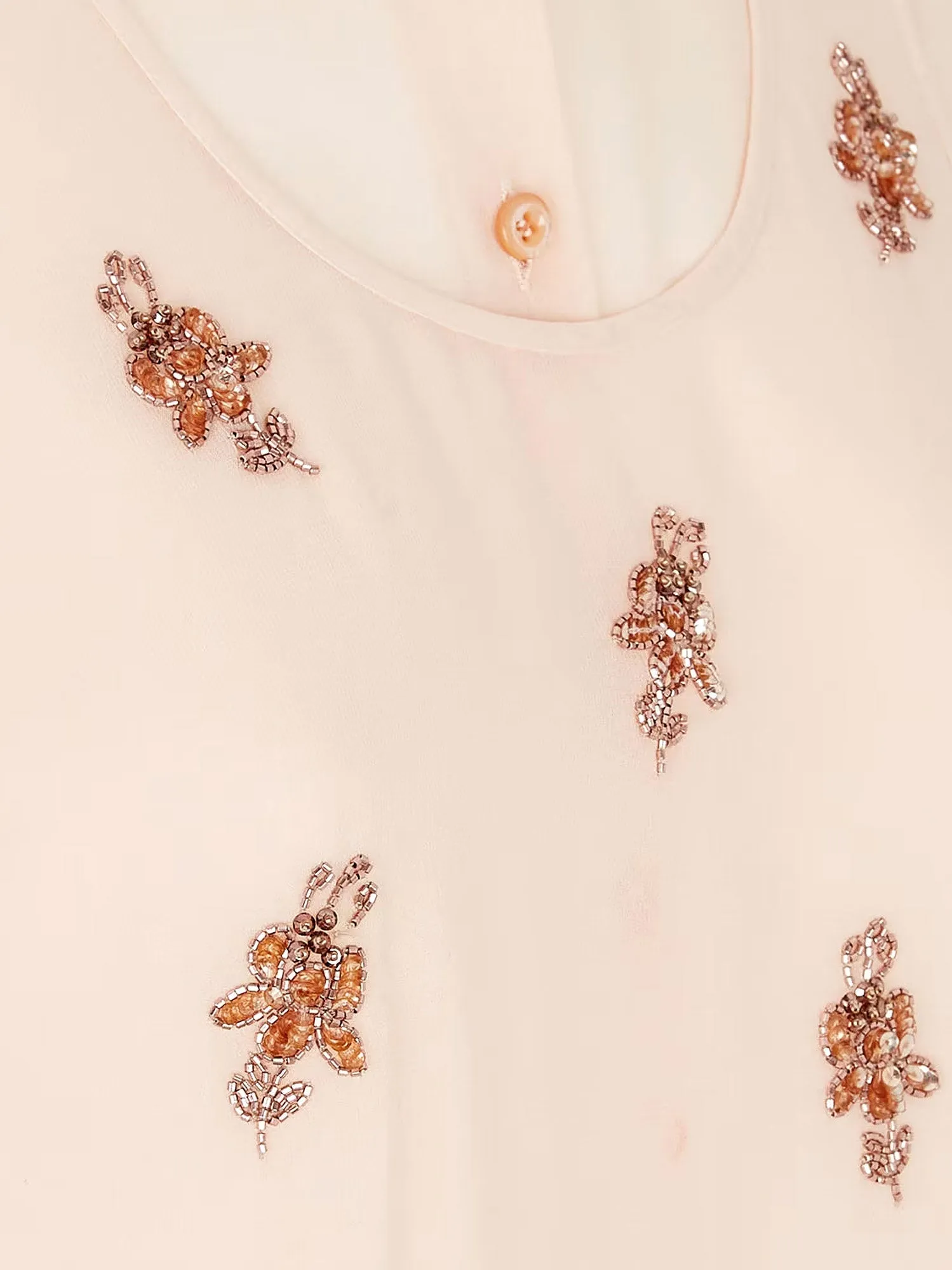 Georgette Top with Rhinestones and Sequins sold by Lord & Taylor product image thumbnail 5