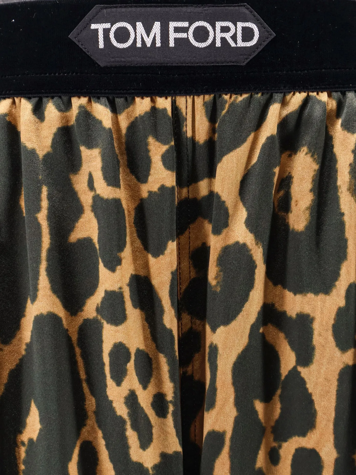 Stretch silk trouser with animalier print sold by Lord & Taylor product image thumbnail 3