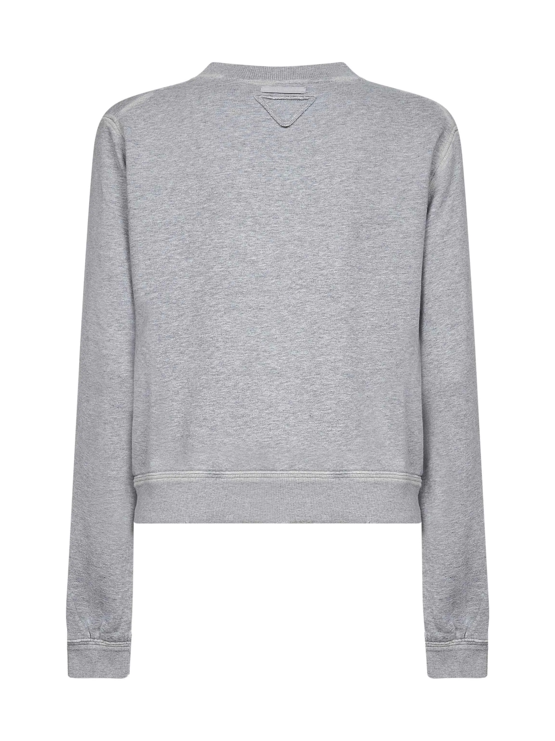 Grey Cotton Logo Crewneck Sweatshirt sold by Lord & Taylor product image thumbnail 2