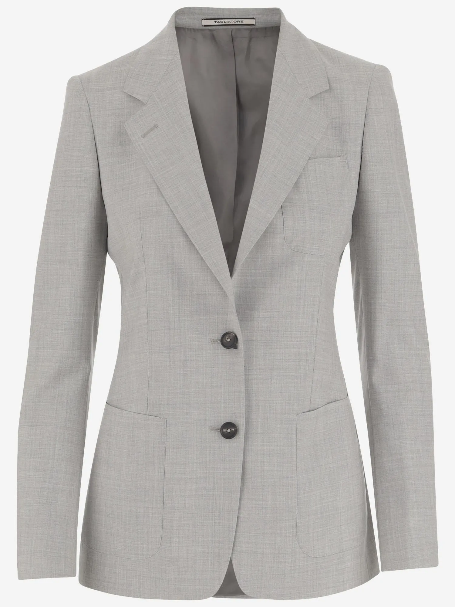 Virgin Wool Jacket with Classic Design sold by Lord & Taylor