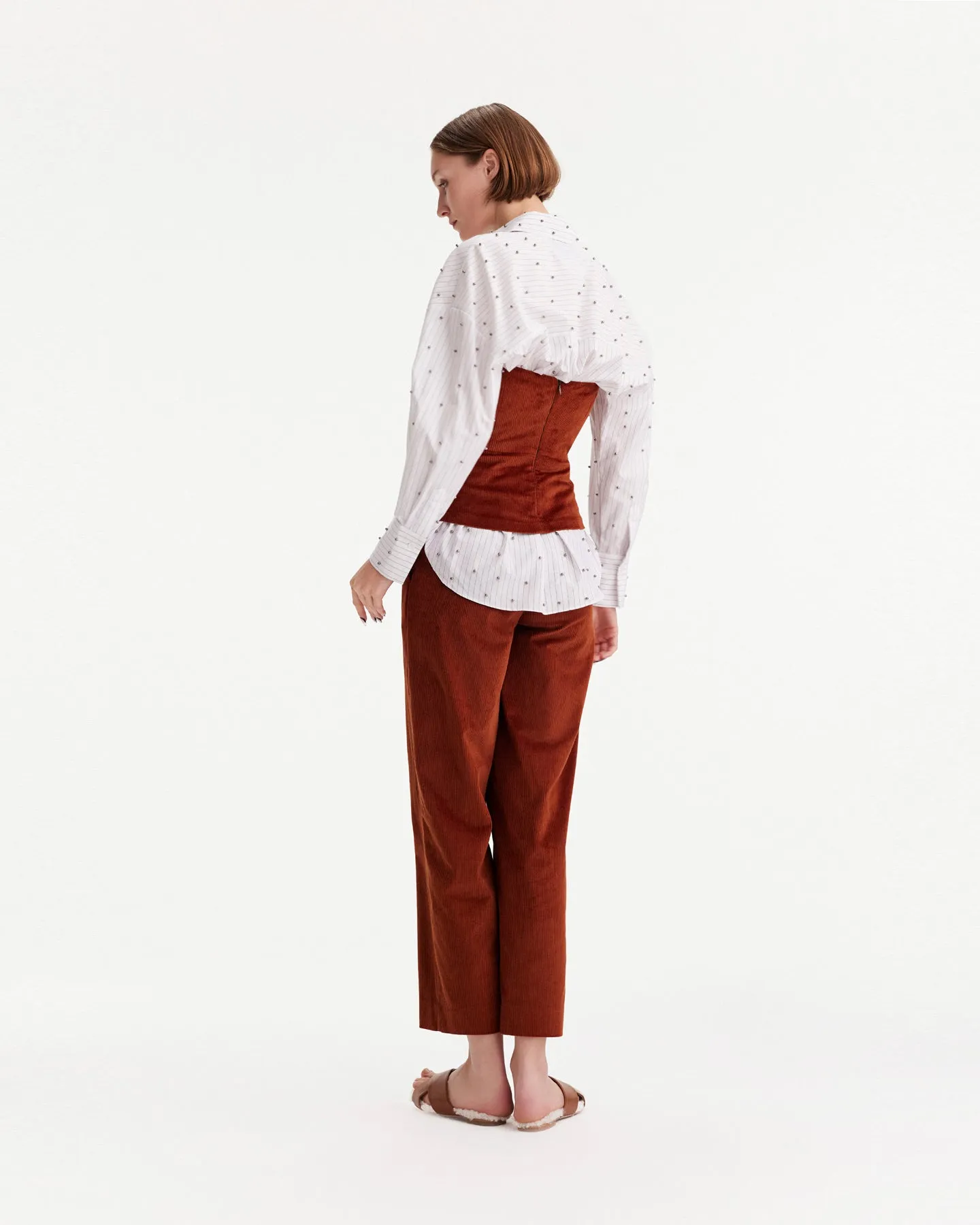 Clotho Corduroy Bootcut Pant sold by Lord & Taylor product image thumbnail 3