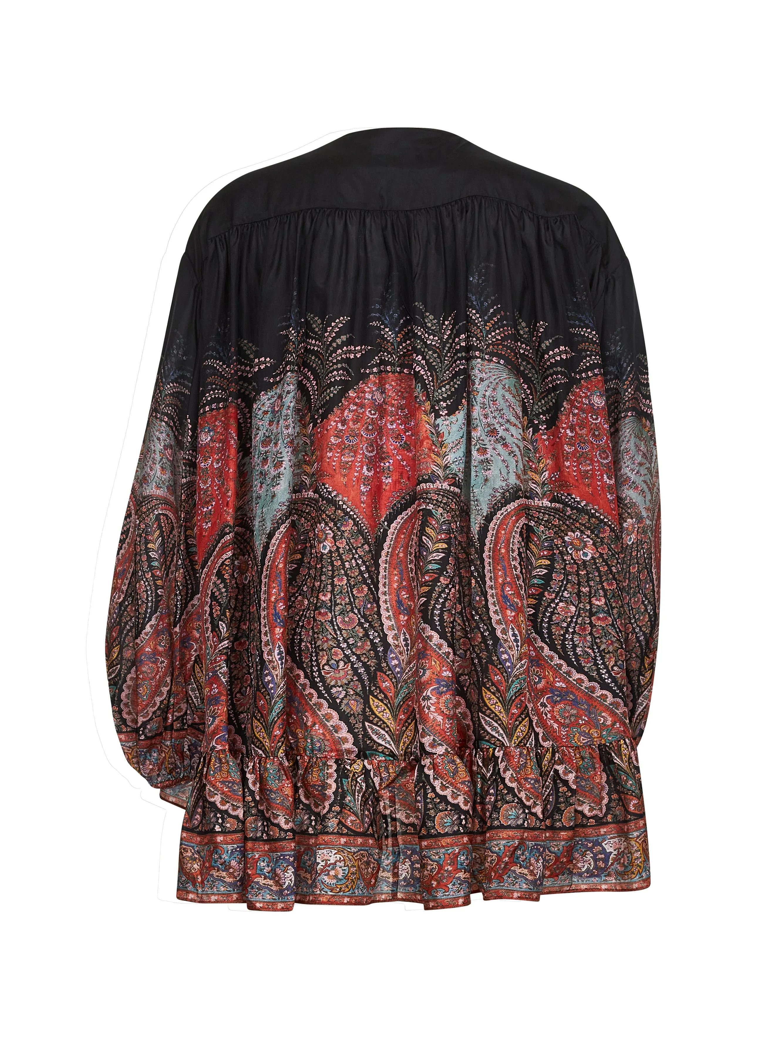 Black Paisley Silk Rhiannon Blouse sold by Lord & Taylor product image thumbnail 2