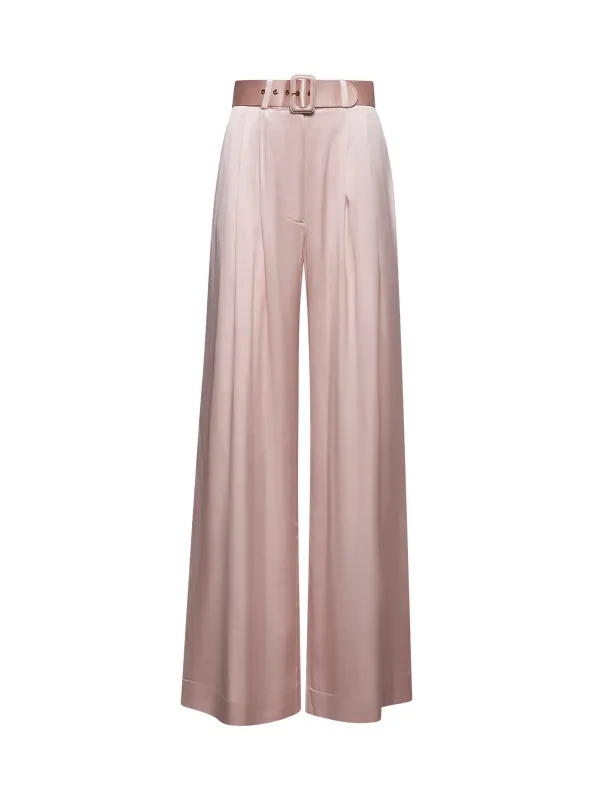 Pink Silk Tuck Pants sold by Lord & Taylor