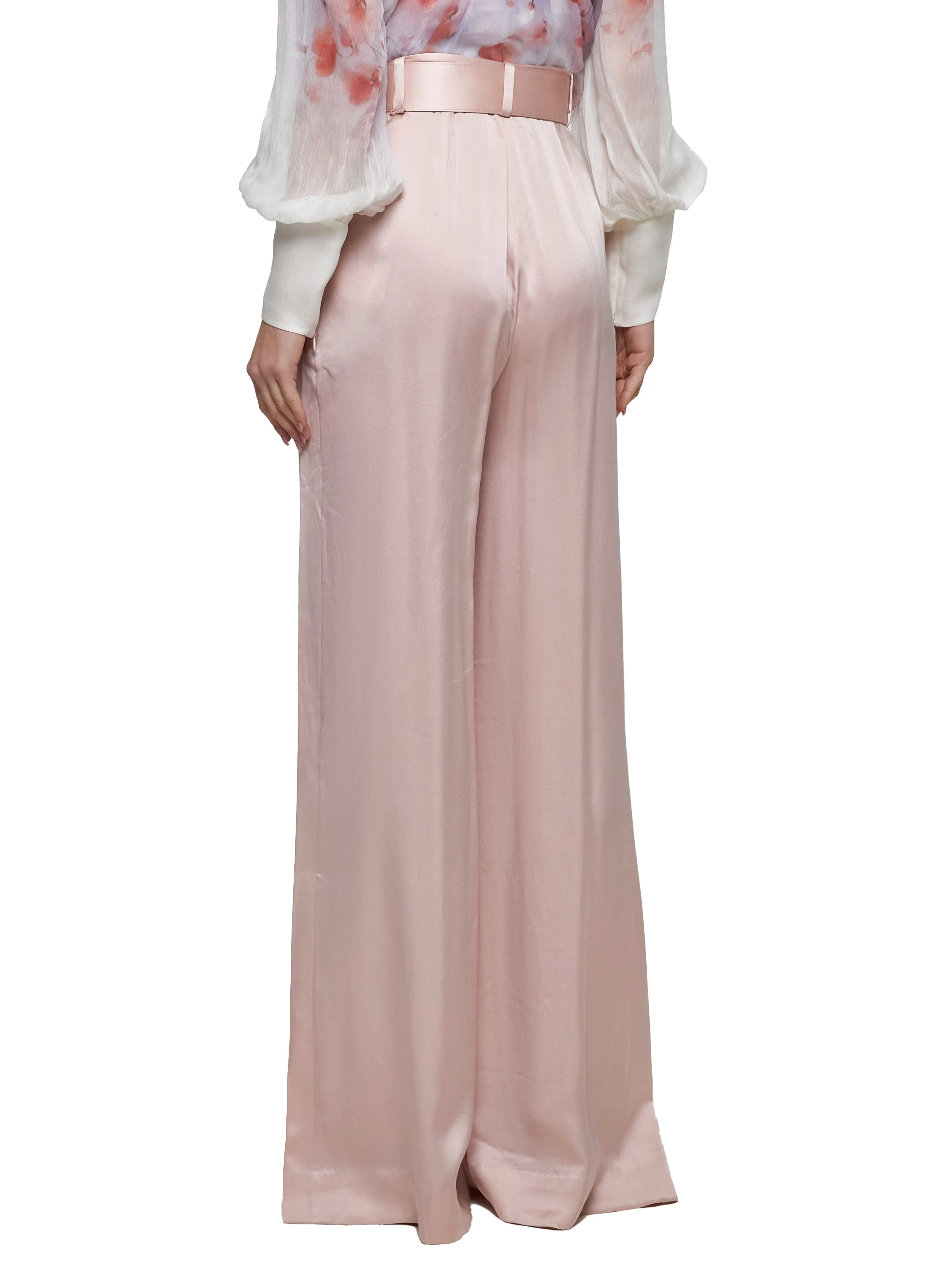 Pink Silk Tuck Pants sold by Lord & Taylor product image thumbnail 4