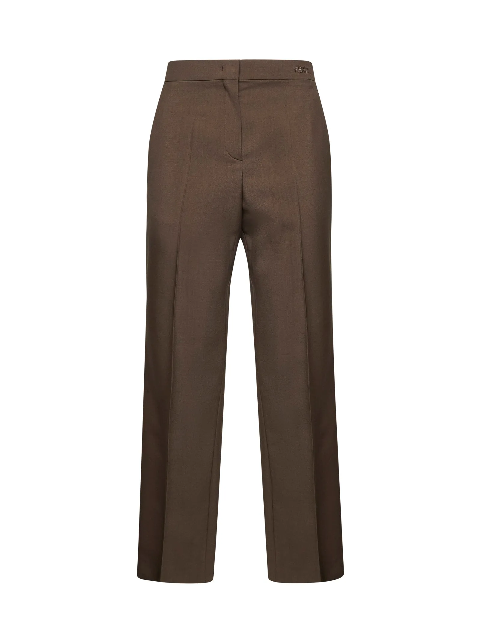 Dark Green Wool and Mohair Slim-Fit Trousers sold by Lord & Taylor