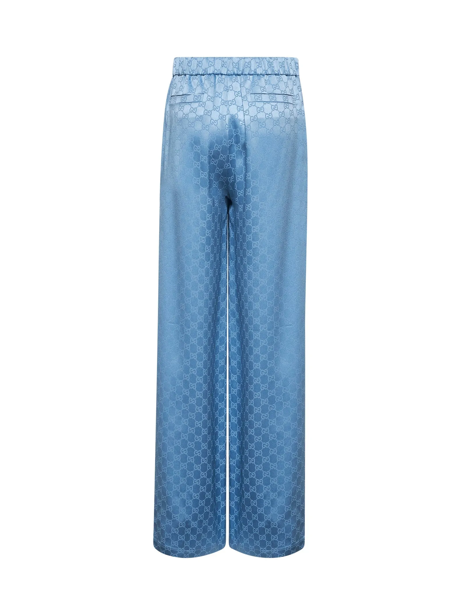 Light Blue GG Satin Trousers sold by Lord & Taylor product image thumbnail 2