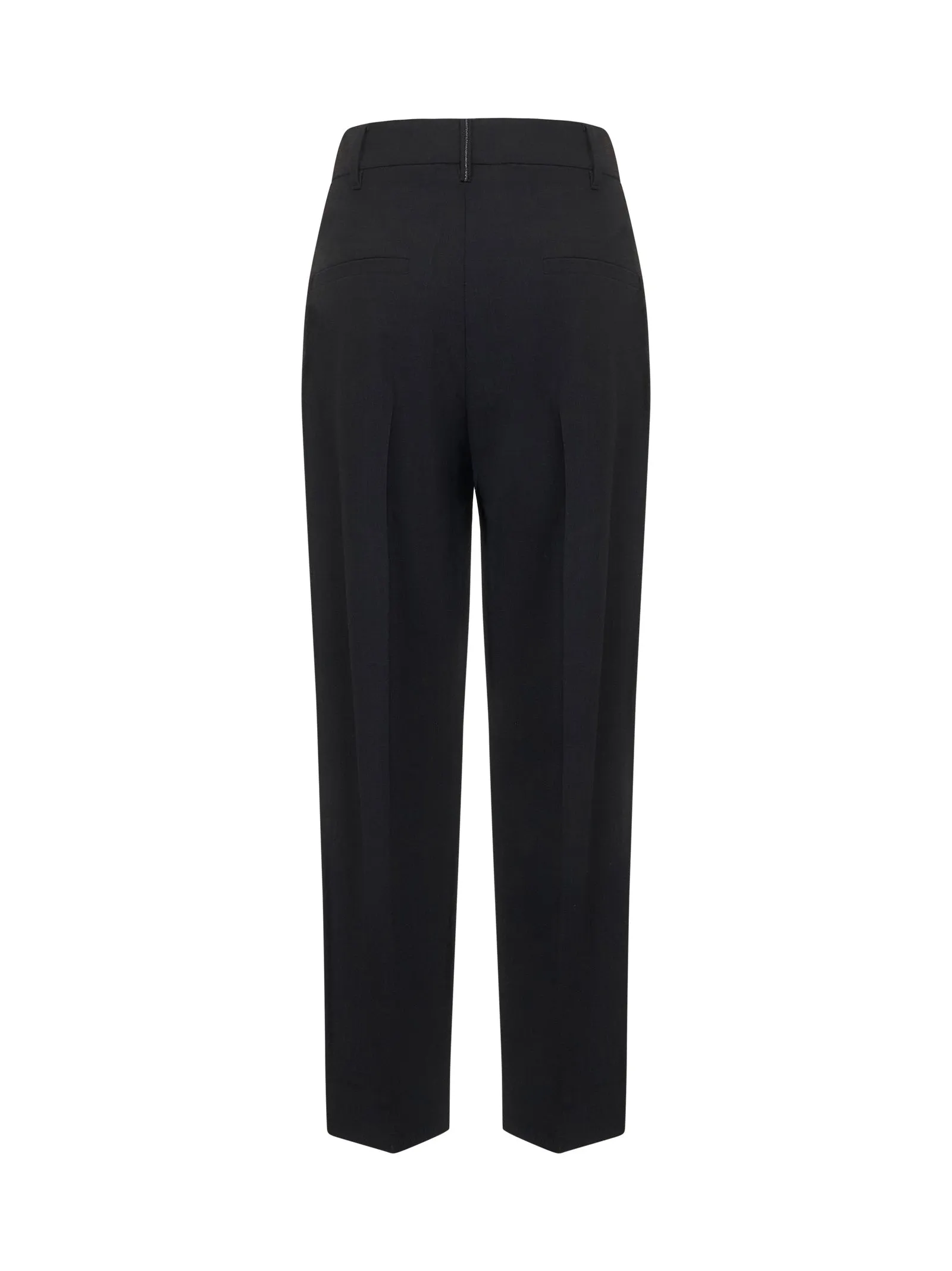 Black Tropical Luxury Wool Trousers sold by Lord & Taylor product image thumbnail 2