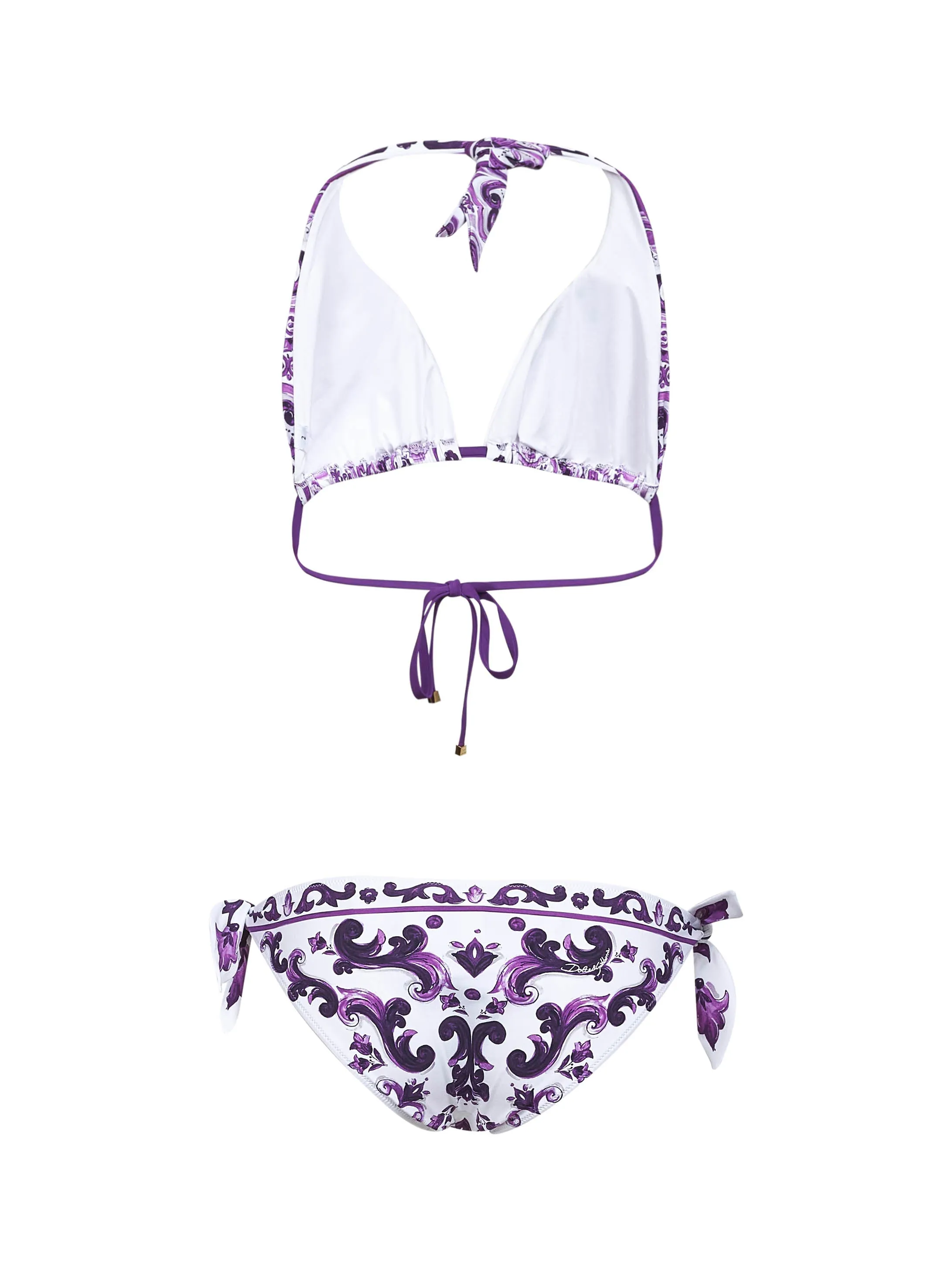 Maiolica Print Triangle Bikini sold by Lord & Taylor product image thumbnail 2