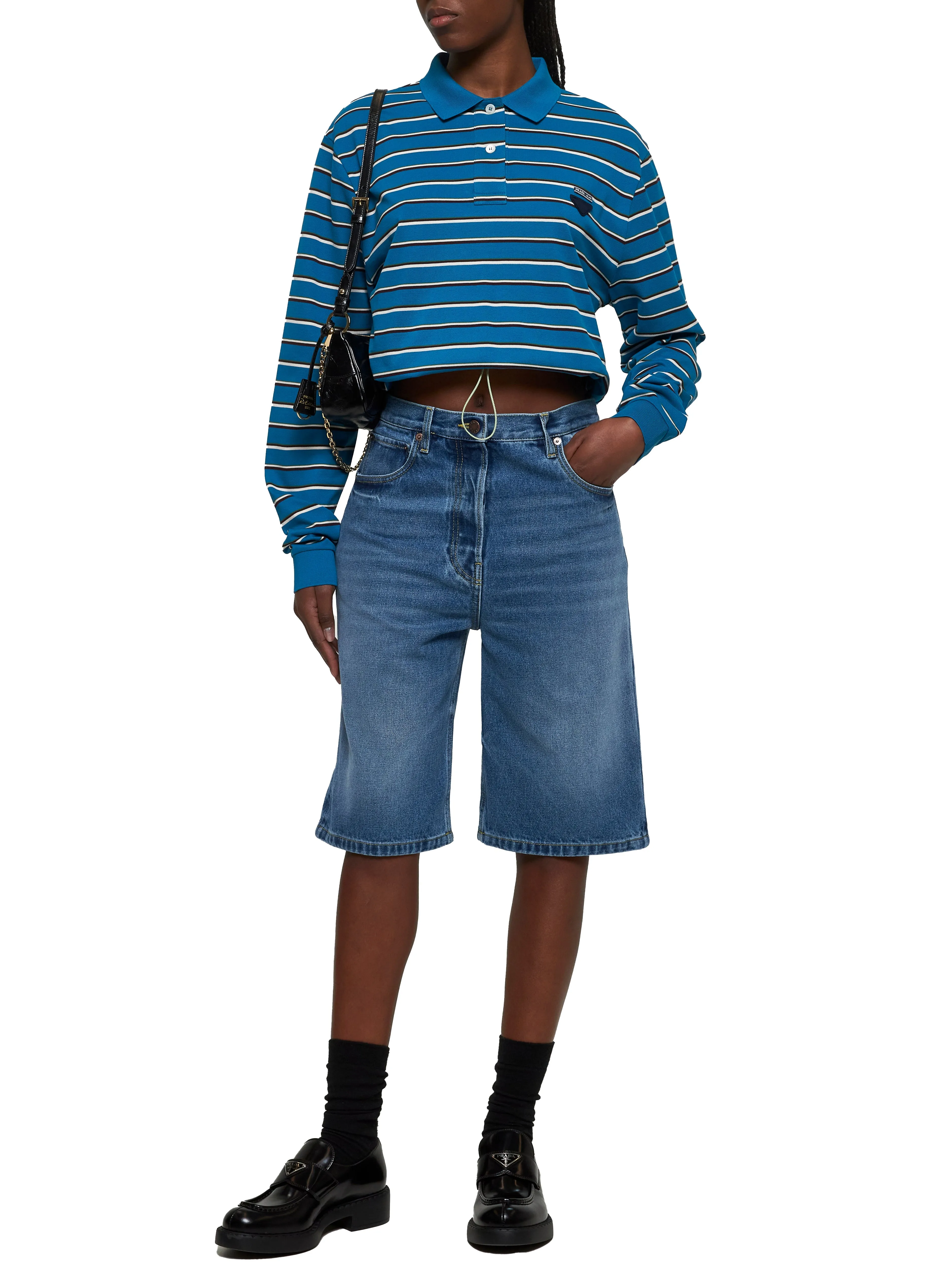 Blue Denim Bermuda Shorts sold by Lord & Taylor product image thumbnail 2