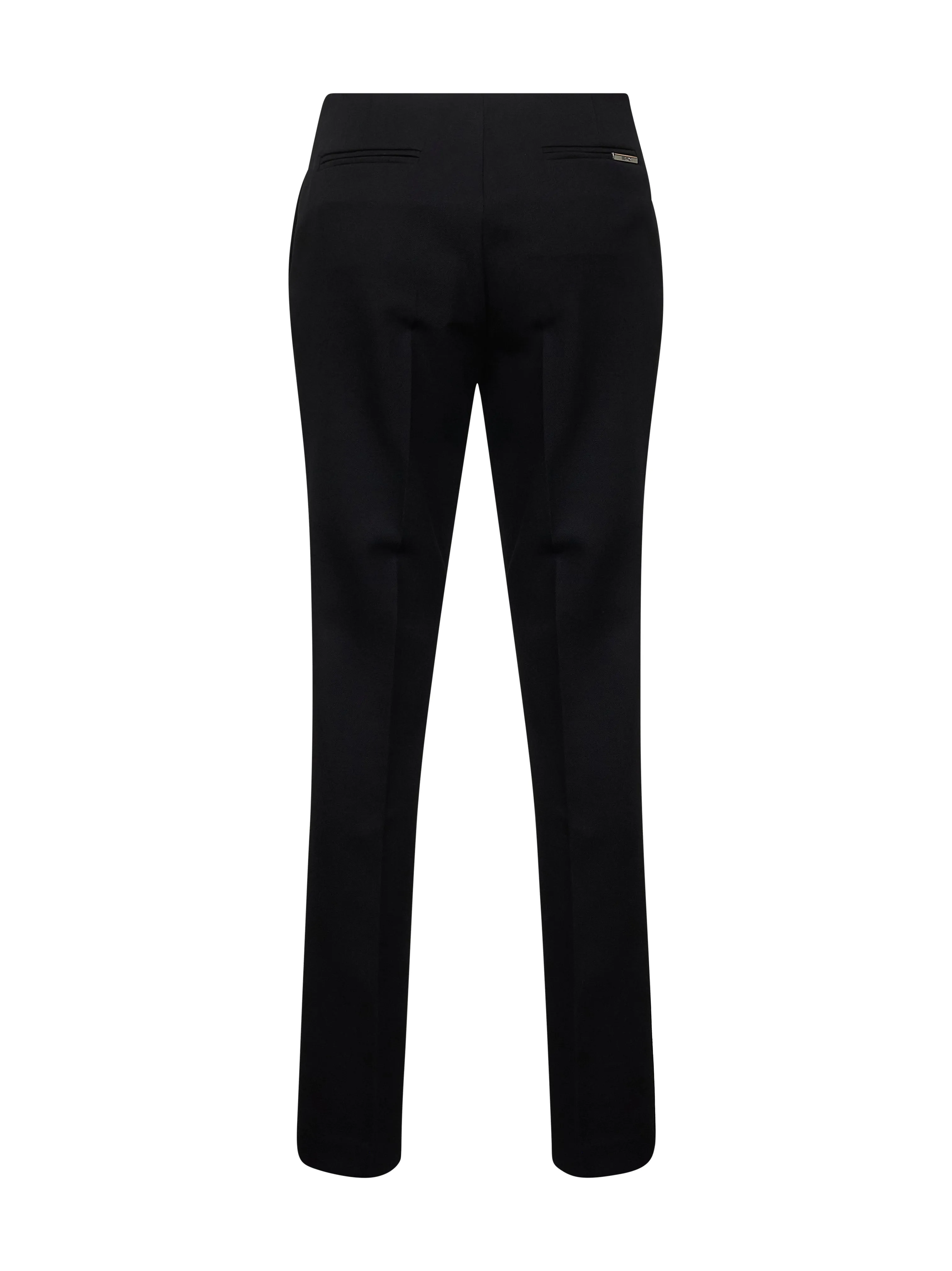 Black Wool Gabardine Slim Trousers sold by Lord & Taylor product image thumbnail 2