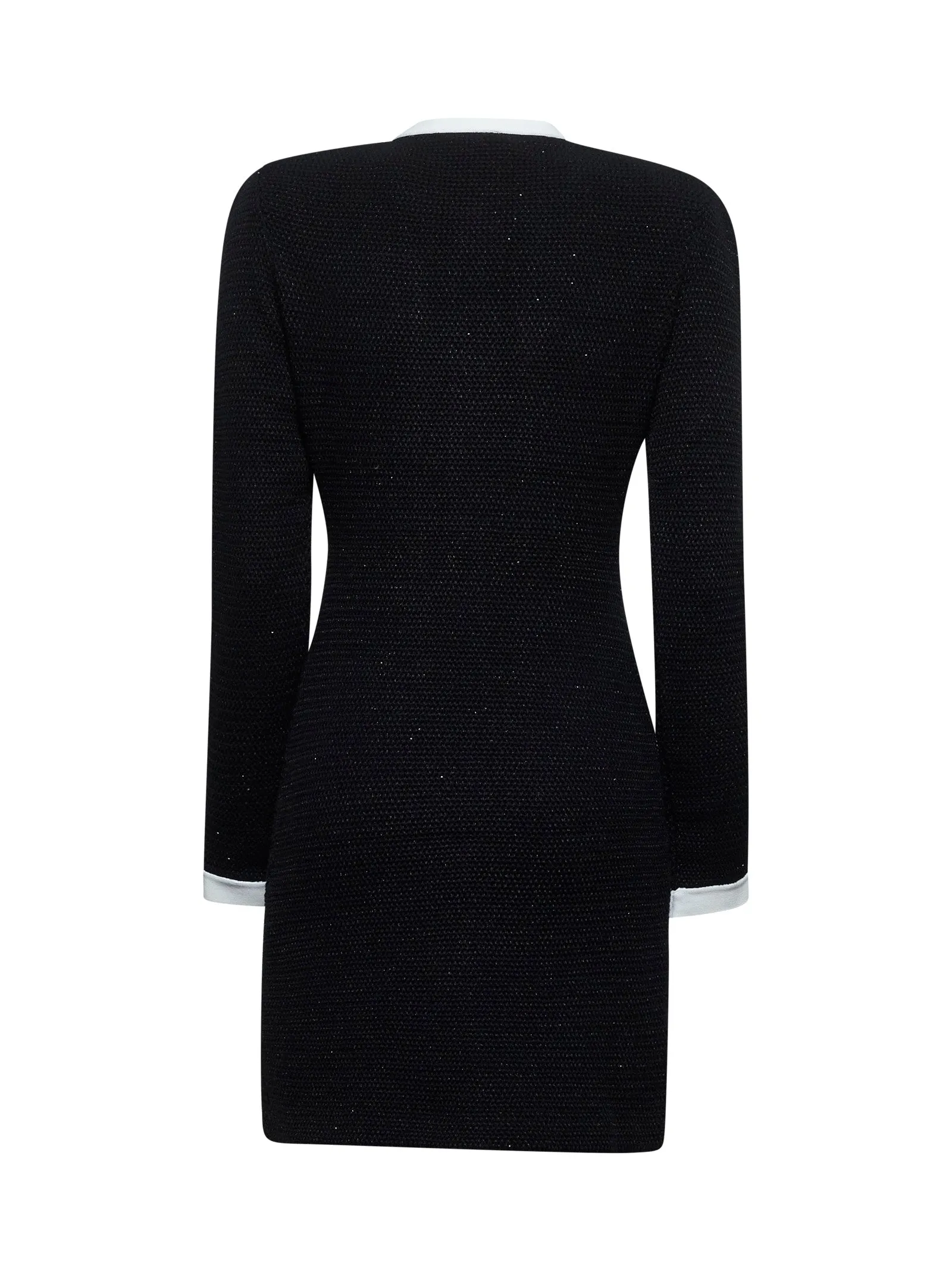 Black Sequin Lamé Knit Mini Dress sold by Lord & Taylor product image thumbnail 2