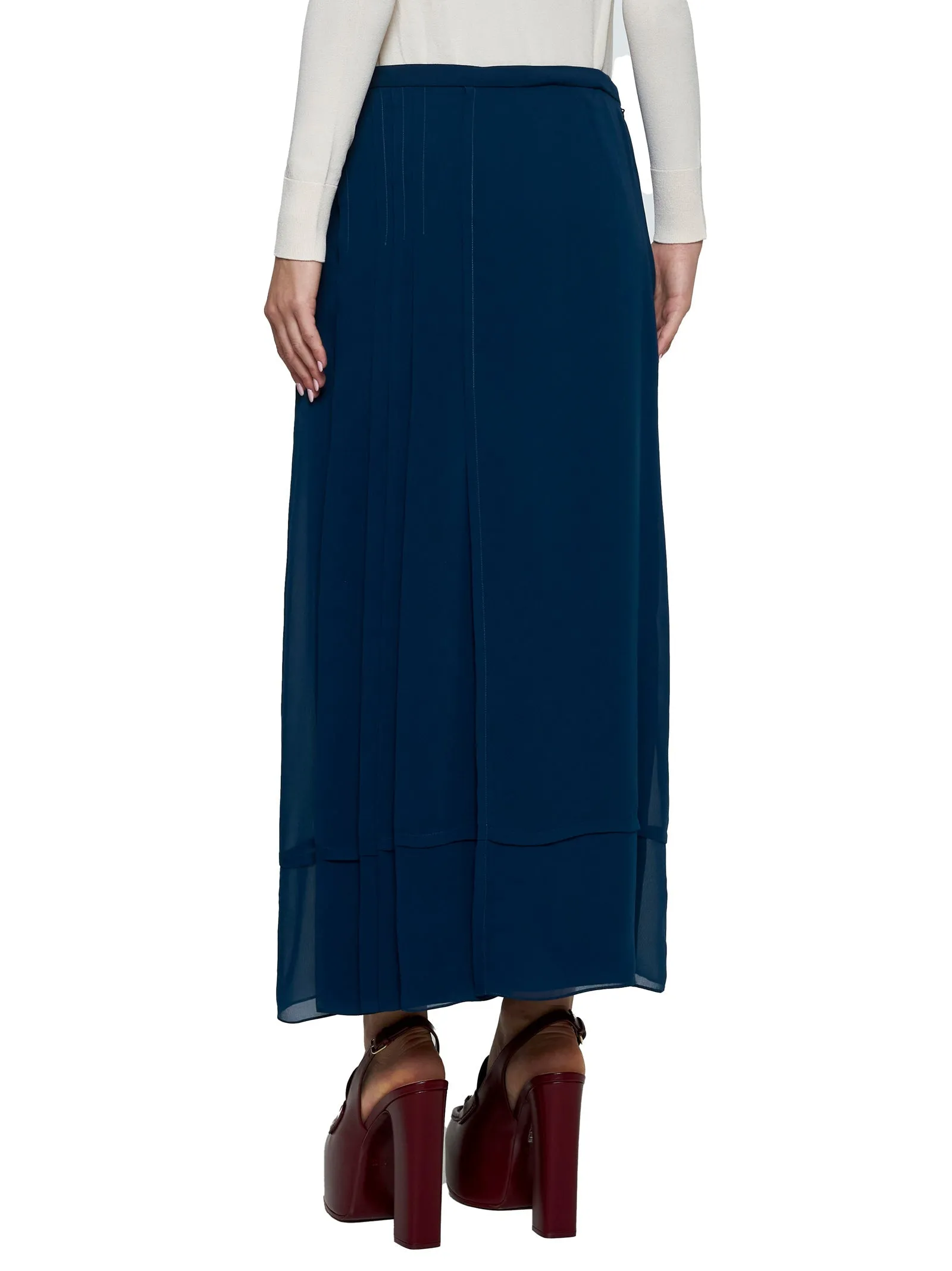 Gucci Double Layer Tulle Midi Skirt sold by Lord & Taylor product image thumbnail 4