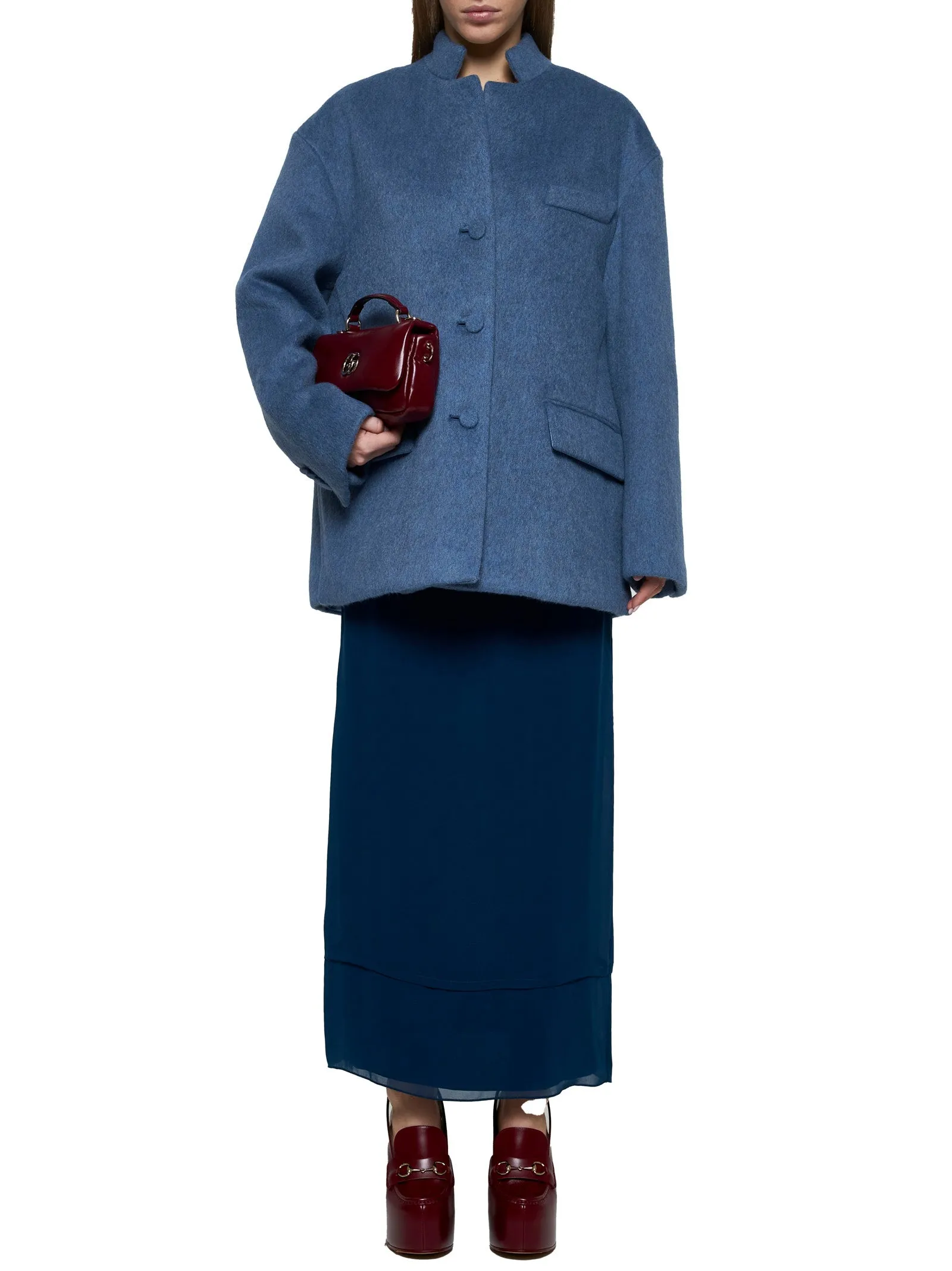 Gucci Double Layer Tulle Midi Skirt sold by Lord & Taylor product image thumbnail 2