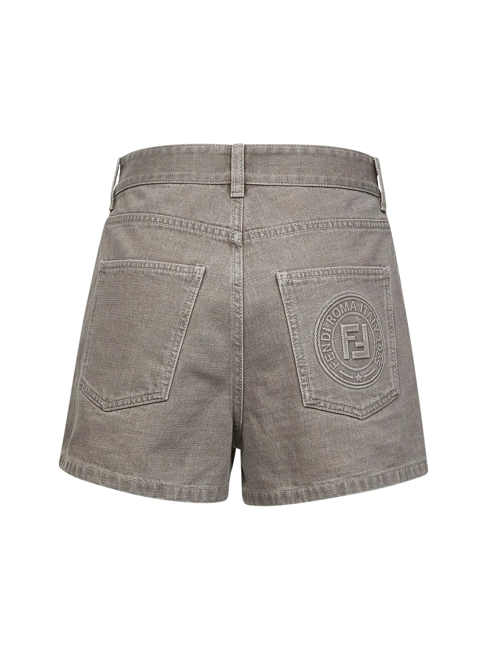 Grey Denim Shorts sold by Lord & Taylor product image thumbnail 2