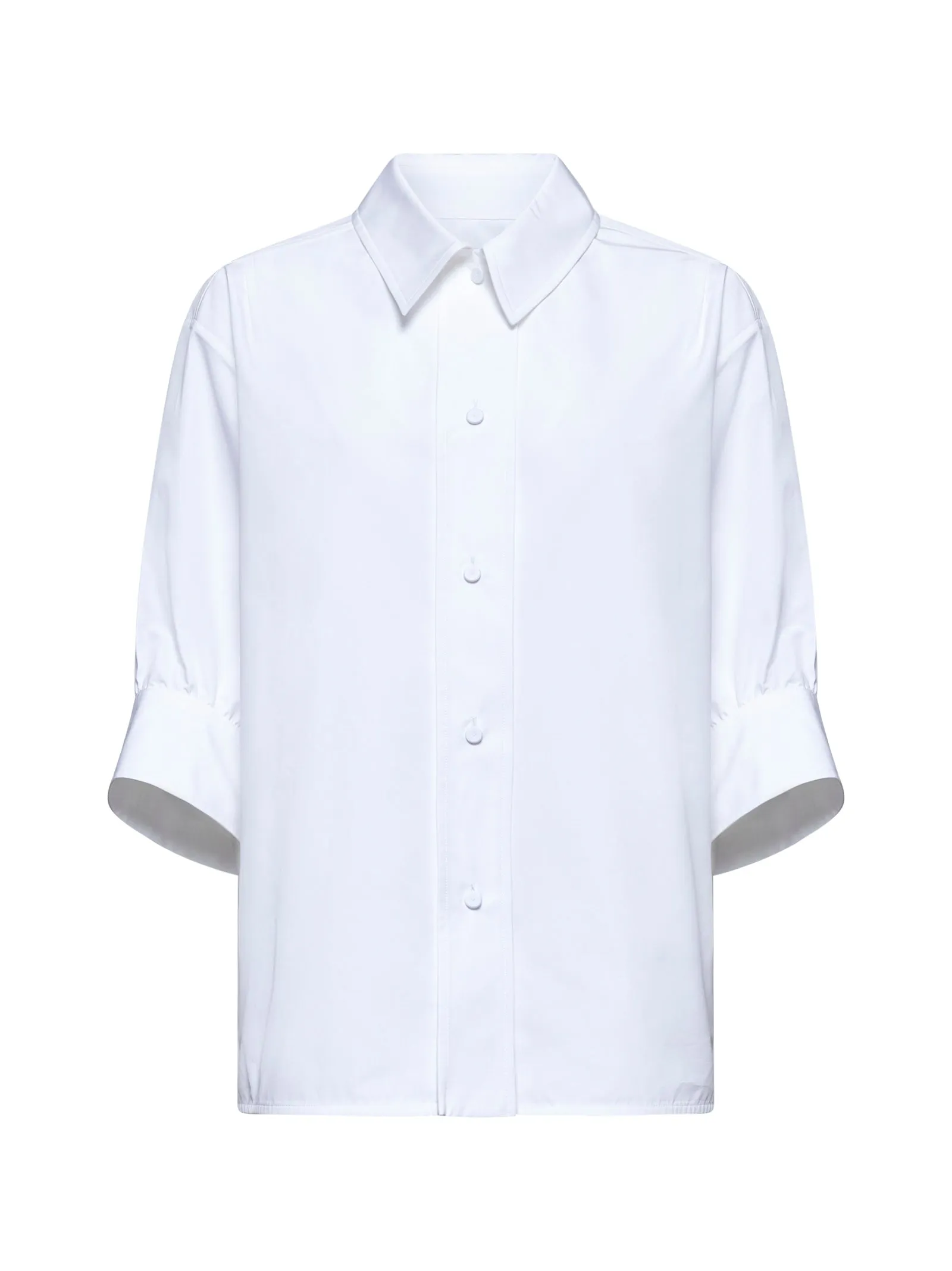 White Poplin Boxy Shirt sold by Lord & Taylor