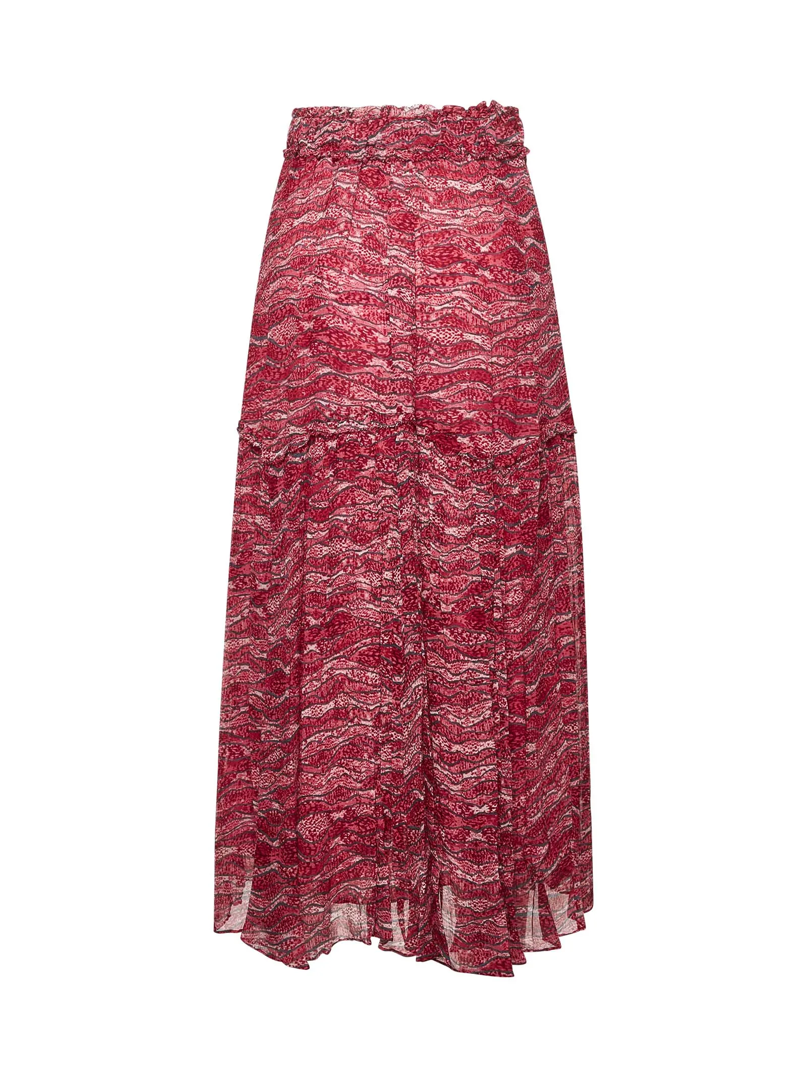 Red Printed Muslin Veronique Long Skirt sold by Lord & Taylor product image thumbnail 2