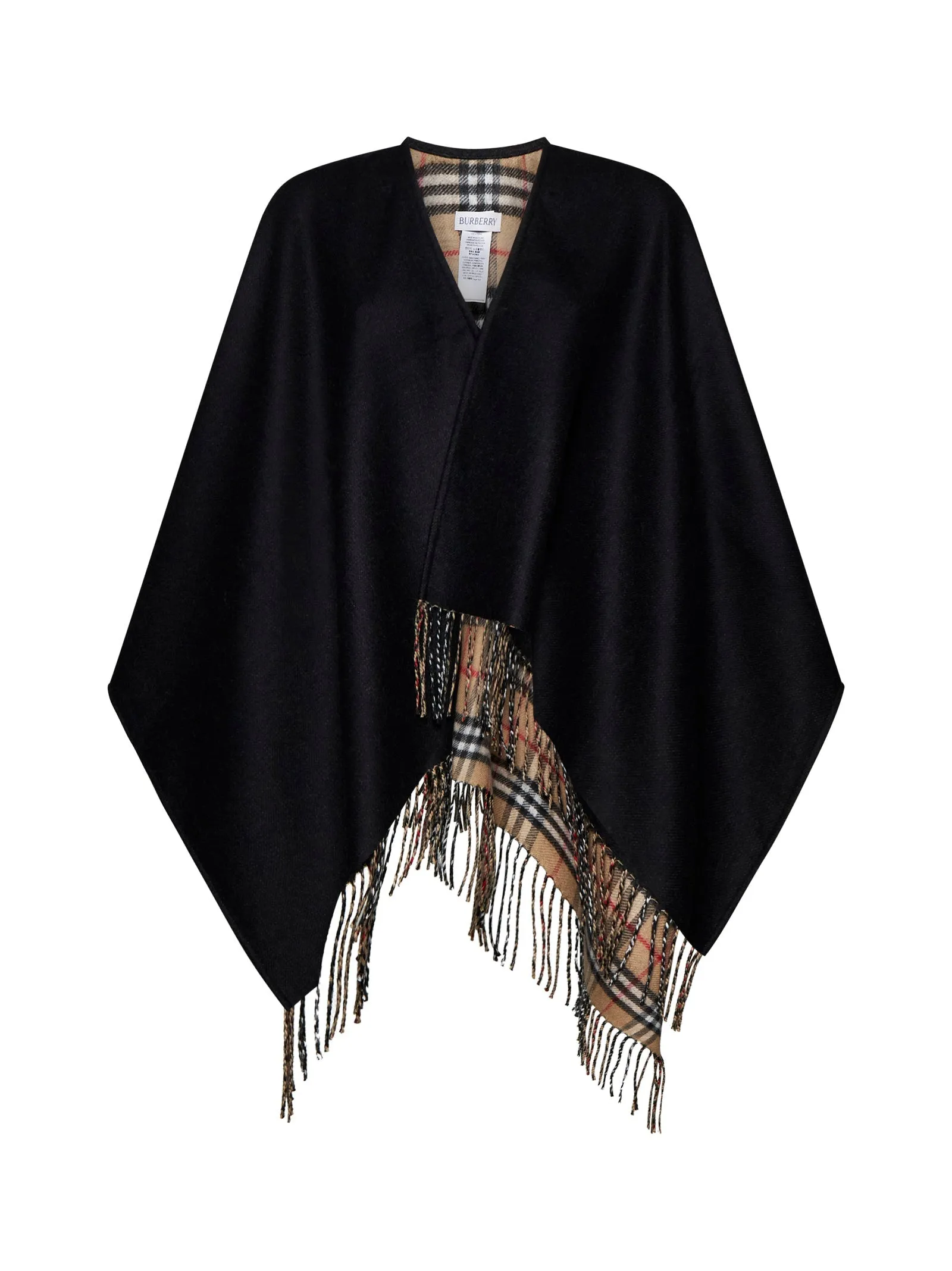 Reversible Check Wool Cape sold by Lord & Taylor