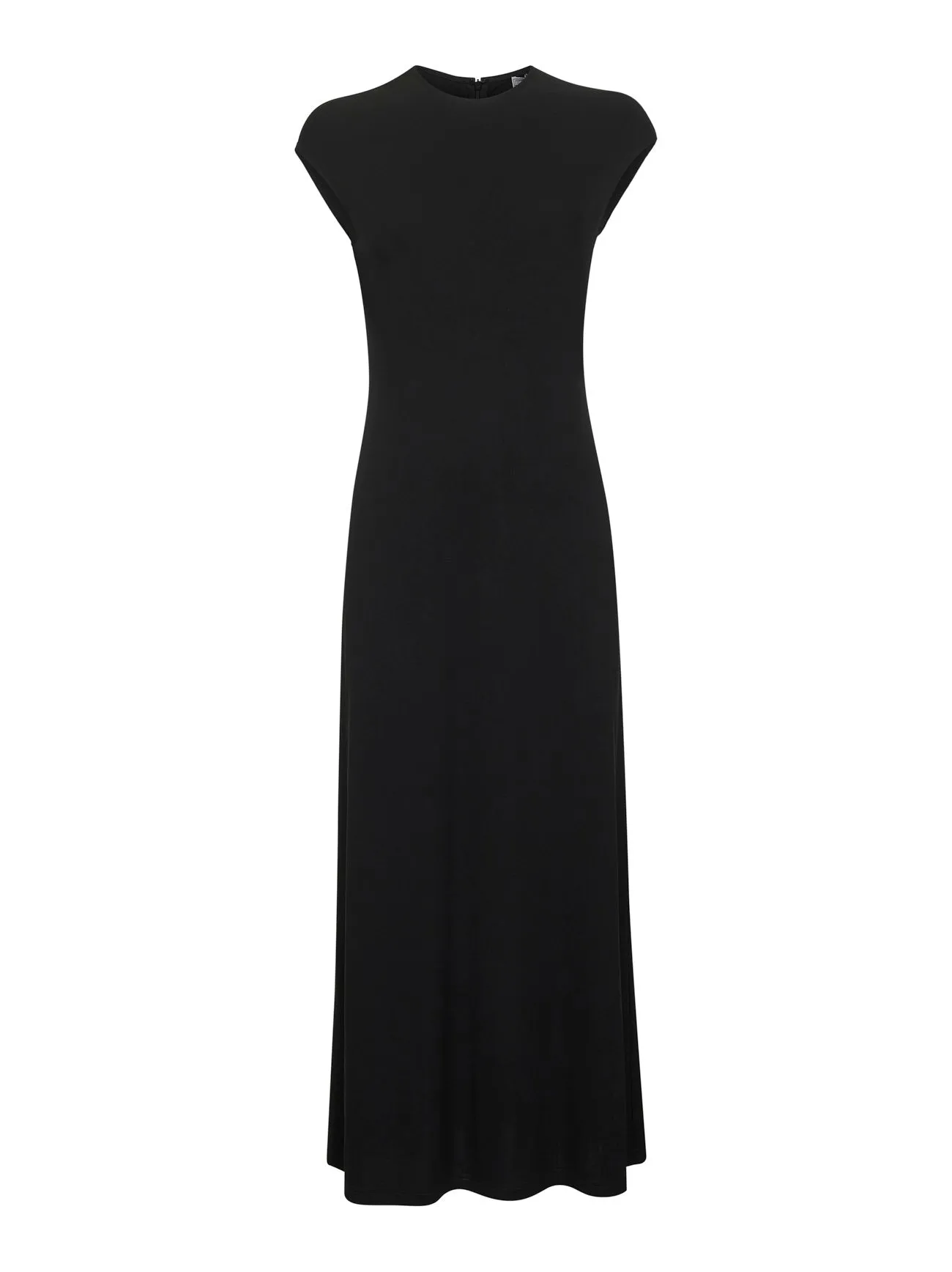Black Fluid Stretch Jersey Long Dress sold by Lord & Taylor