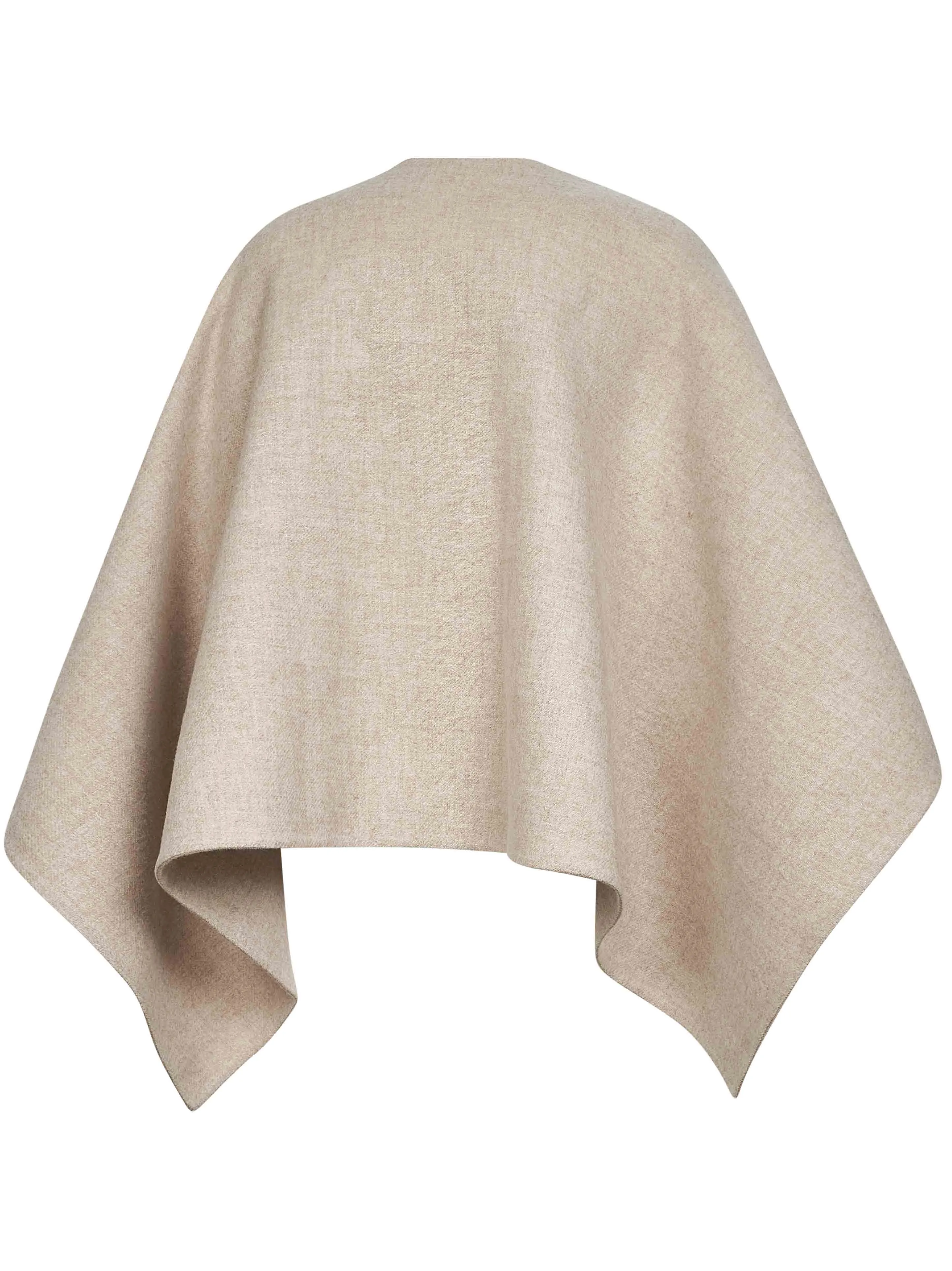 Beige Double Serra Poncho sold by Lord & Taylor product image thumbnail 2