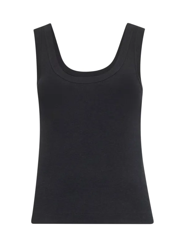 Grey Ribbed Jersey Monili Top sold by Lord & Taylor