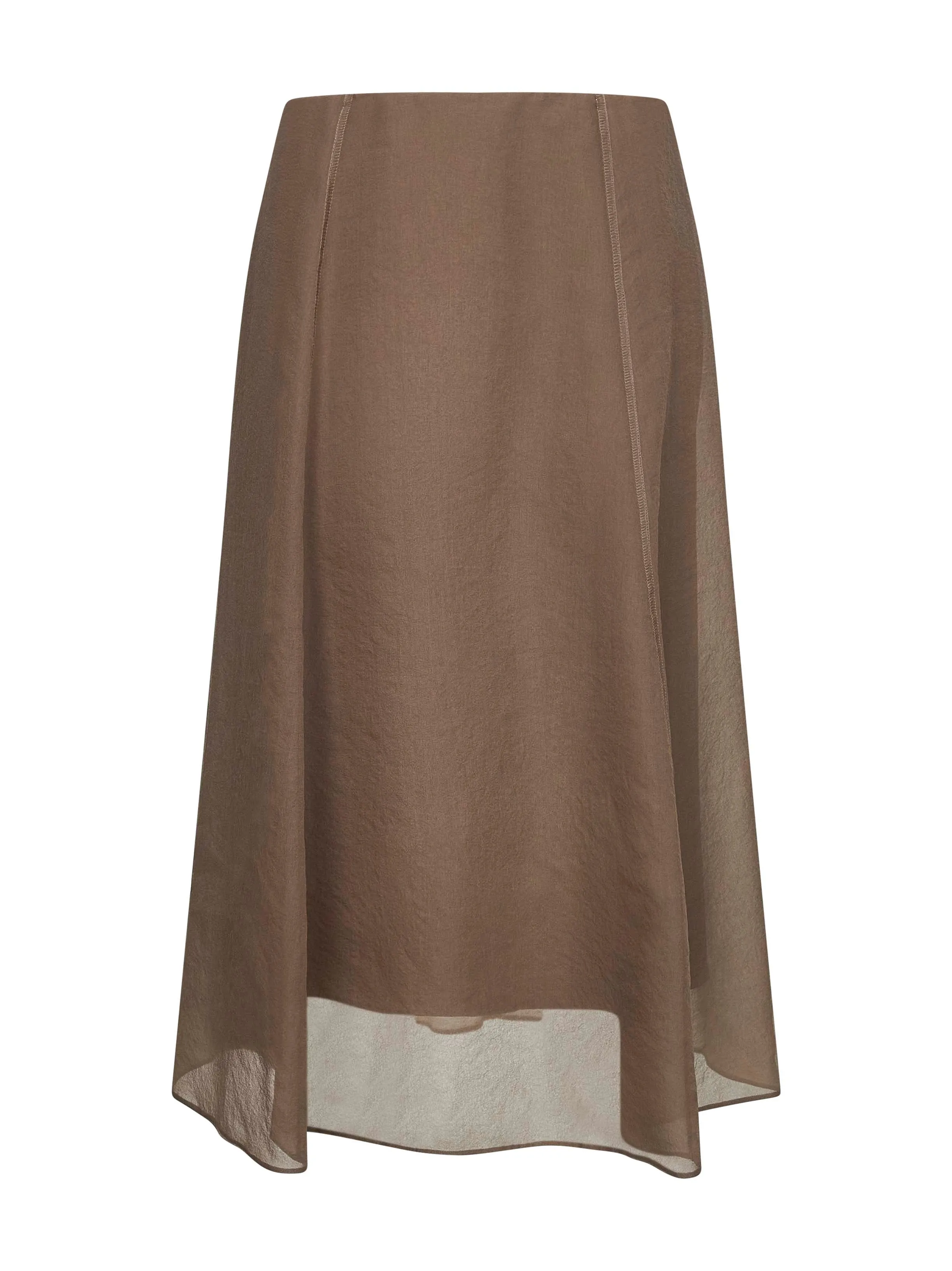 Clay Crispy Silk Circle Skirt sold by Lord & Taylor