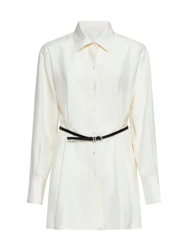 Ivory Silk Voyou Shirt sold by Lord & Taylor
